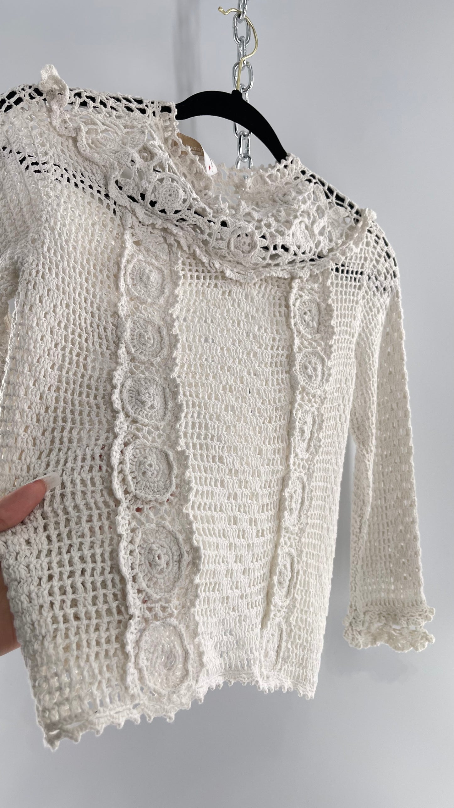 Coreylynncalter Crochet Blouse (XS/S)