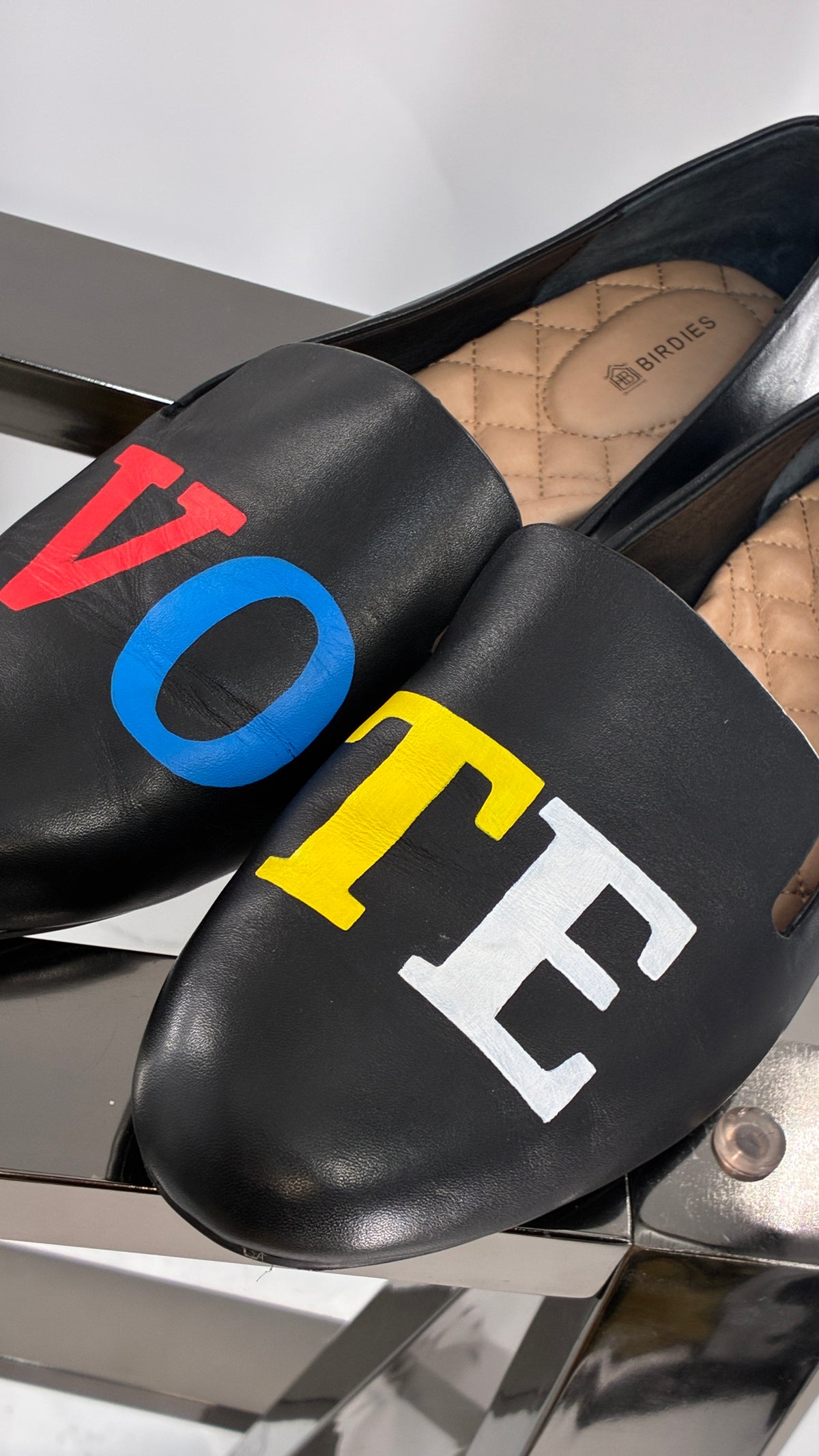 Vintage BIRDIES Rare Limited Edition VOTE Loafers (10)