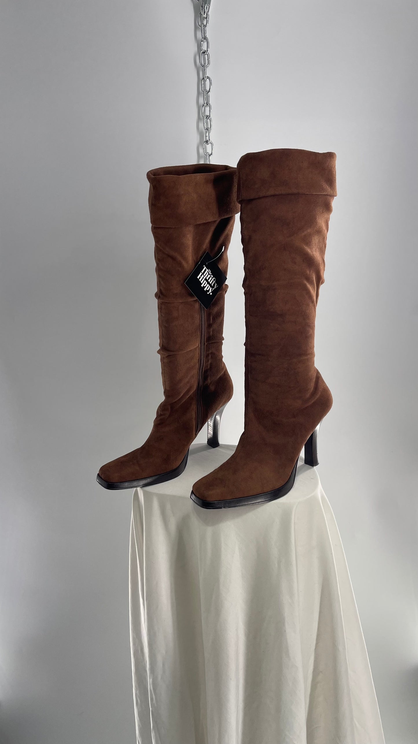 Vintage DIBA Round Toe Knee High Boots (10)