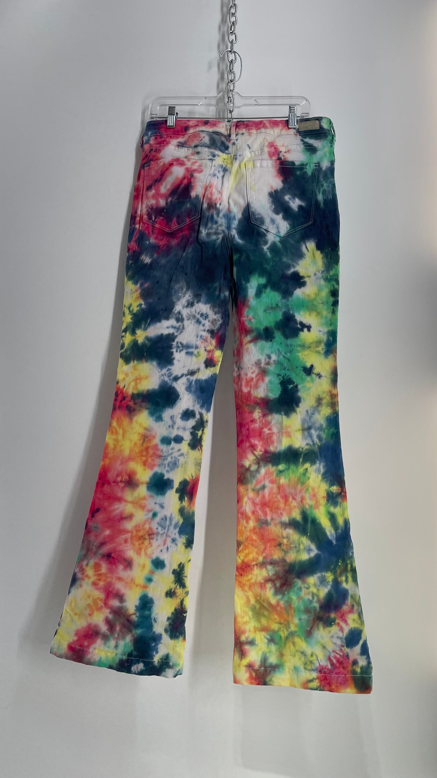 Melisa Tie Dye Flare Denim (14)