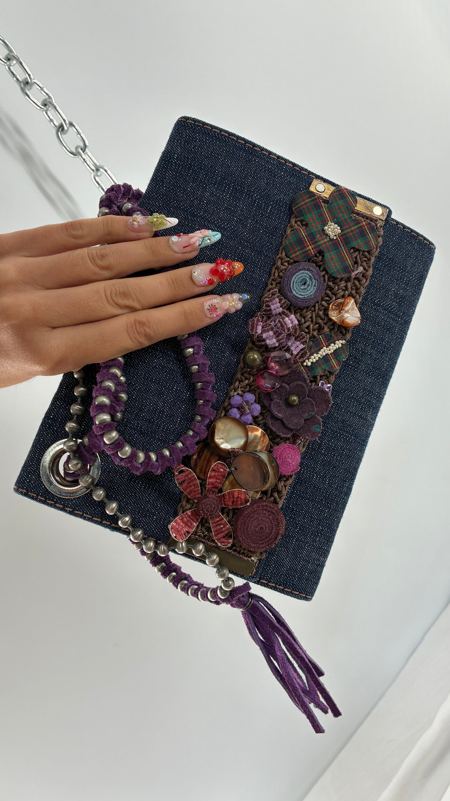 Rare 2000s ZIGI New York Embellished Archival Clutch Bag