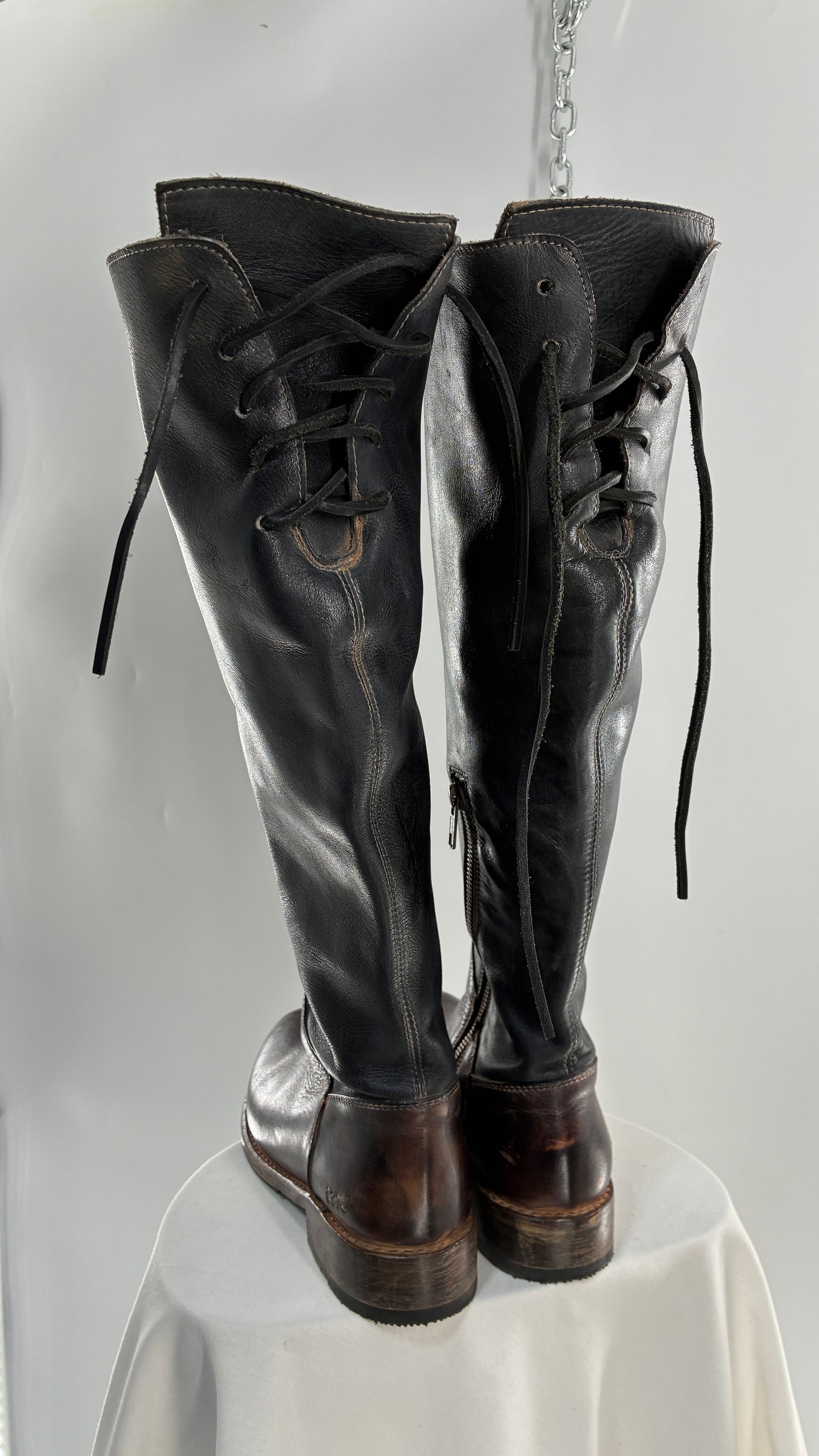 Vintage BEDSTÜ Manchester Two Toned Tall Riding Boots (7)