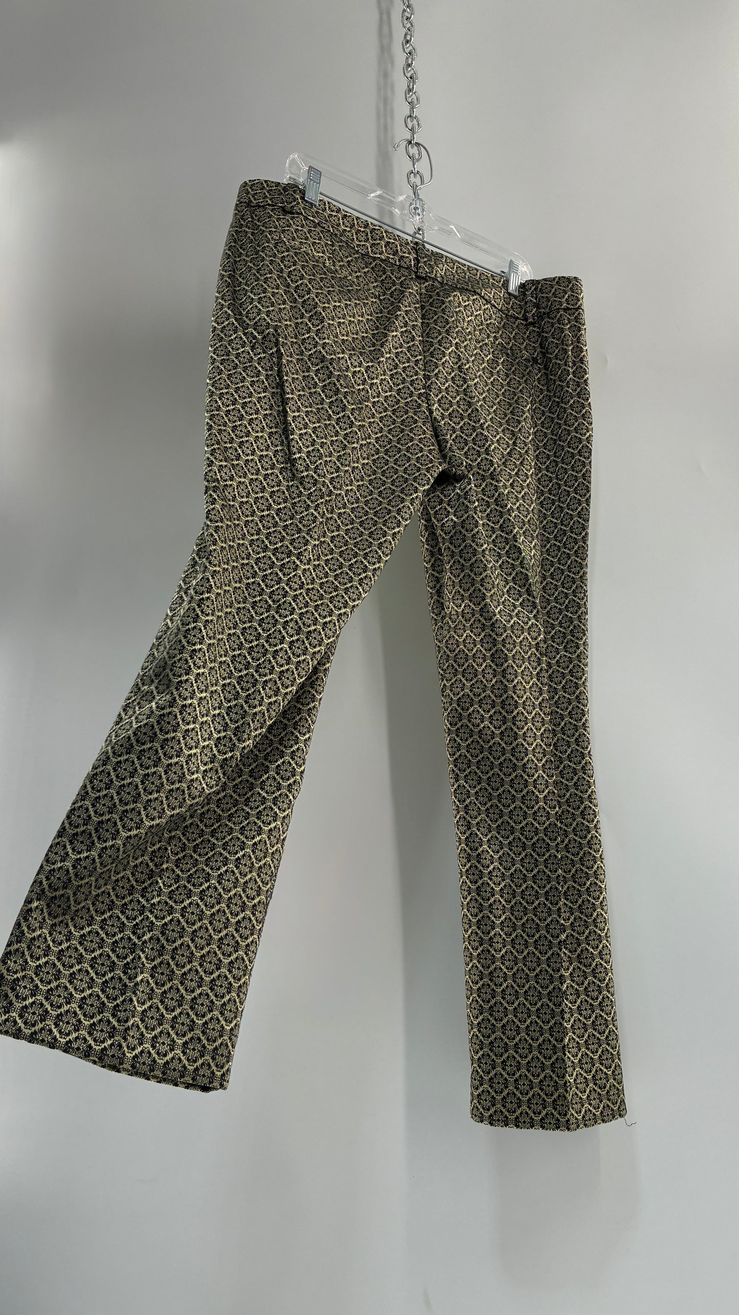 ANNE TAYLOR Signature Woven Pleated Trouser  (14)