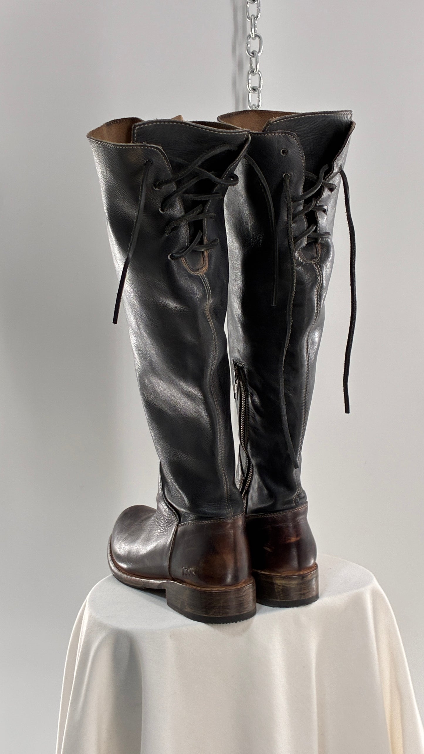 Vintage BEDSTÜ Manchester Two Toned Tall Riding Boots (7)