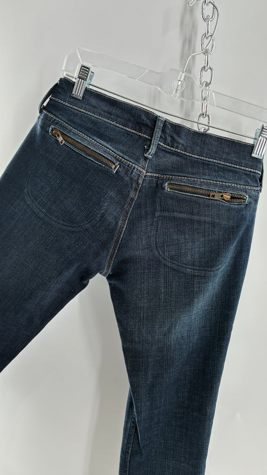 Vintage Mavi Low Rise Jeans with Zippered Bum and Ankle Details (25)