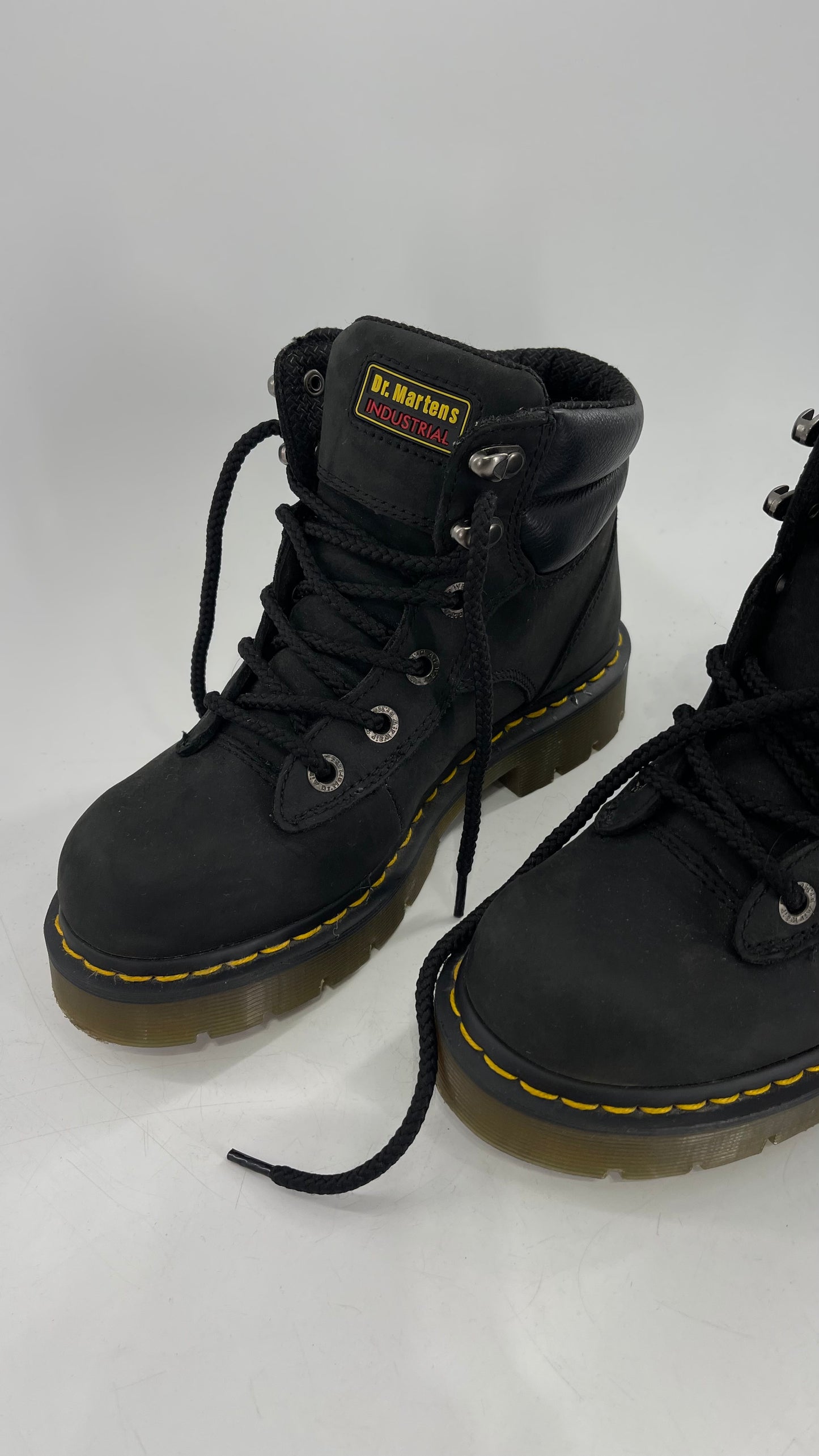 Doc Martens Industrial Black Combat Boots (6)