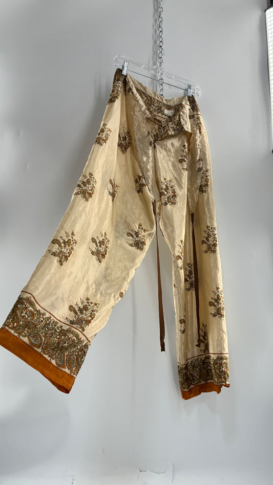 Urban Renewal Urban Outfitters Silky Lounge Pant Upcycled Vintage (Small)