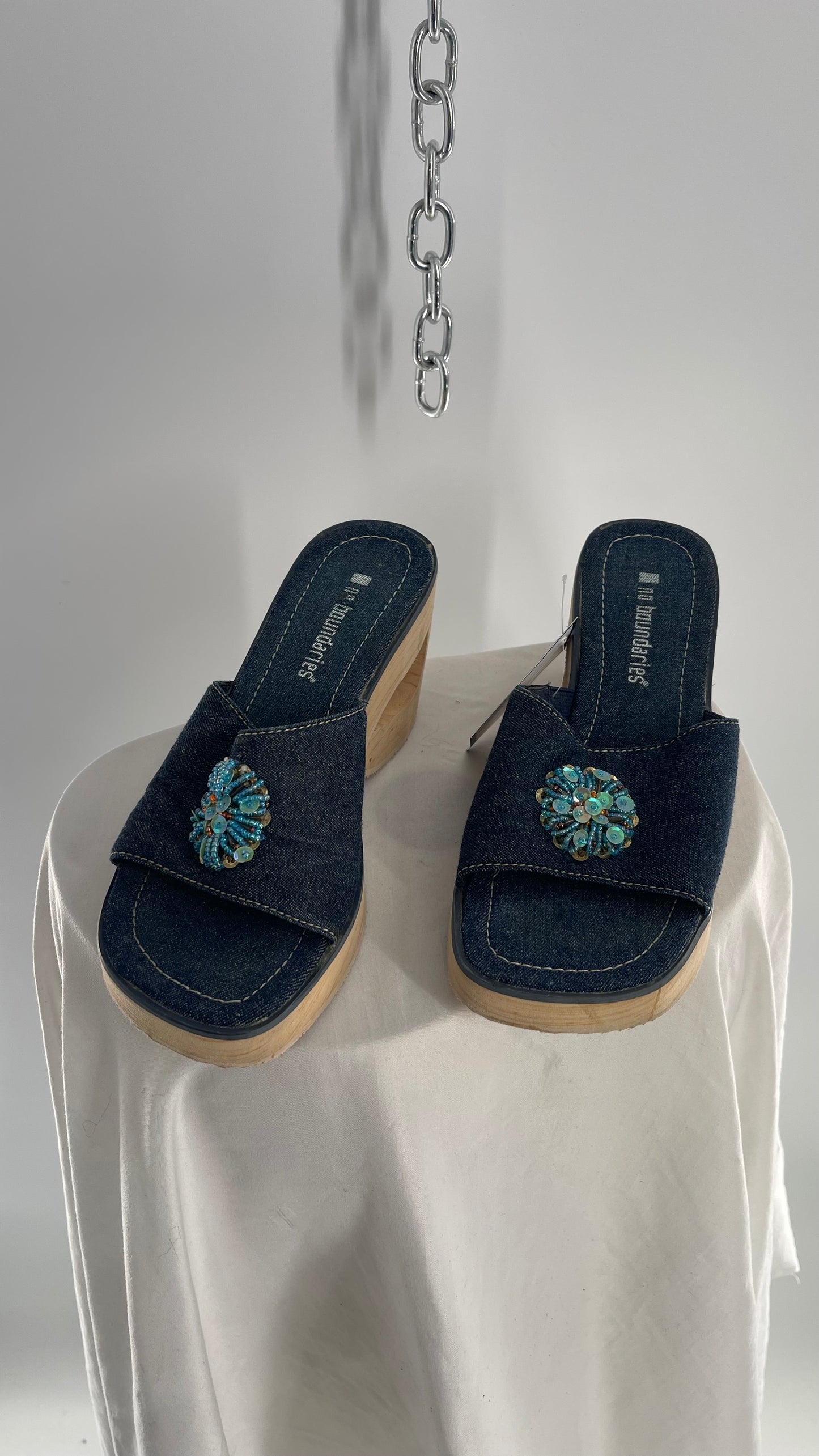 Vintage No Boundaries Denim Wedge Heel (6)