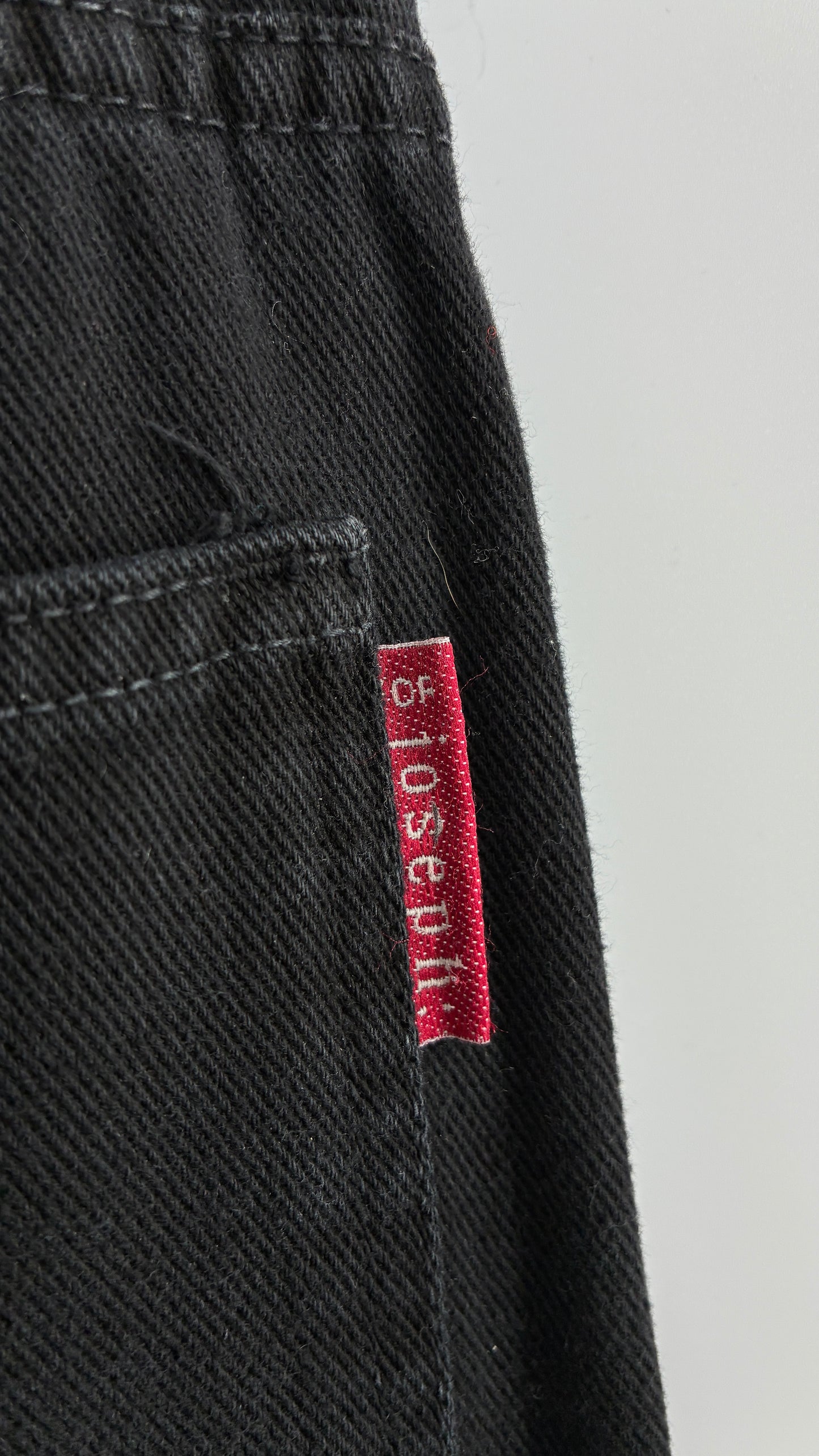 Vintage For Joseph Paris, France Black High Waisted Mom Jean (28)