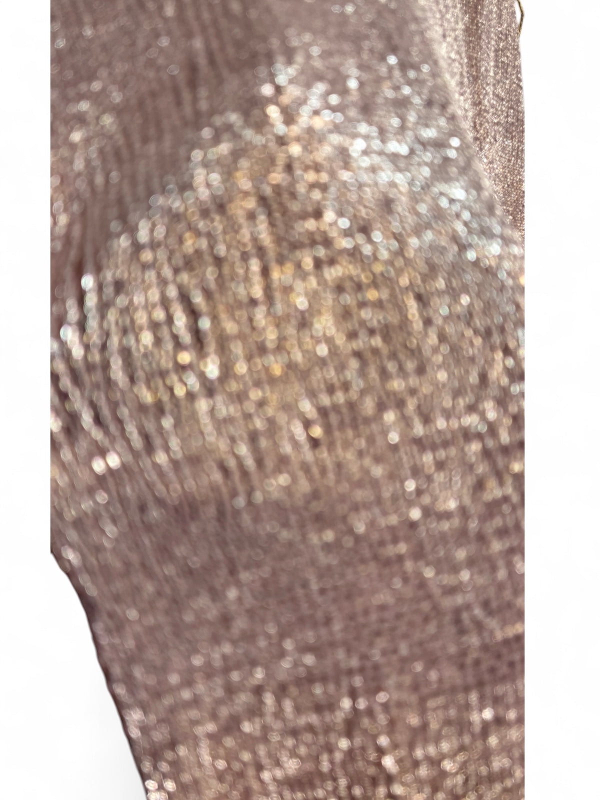 CALVIN KLEIN Nudish Pink Shimmer Sheen Mermaid Dress (10)