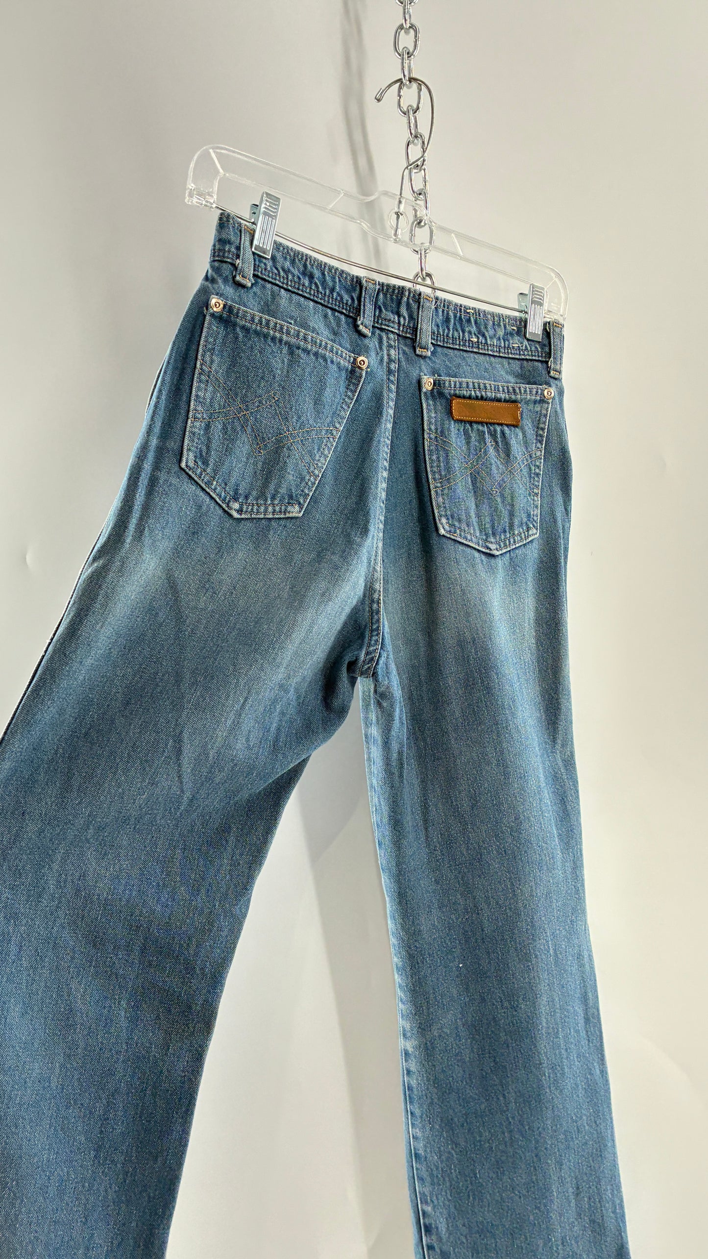 Vintage Oscar de la Renta Light Wash Straight Leg Jeans (10)