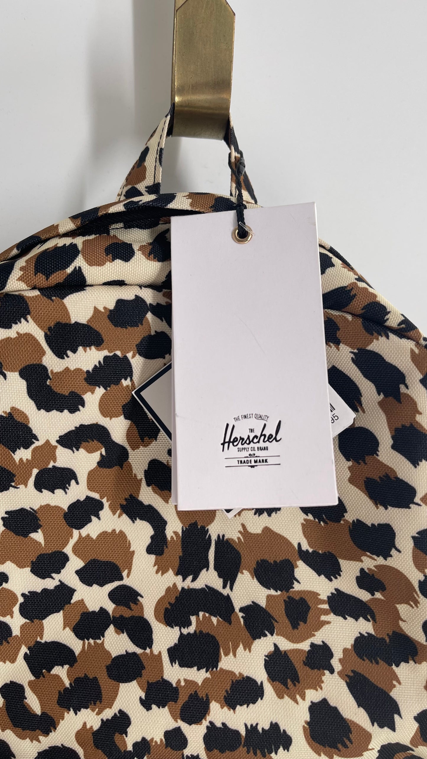 Herschel Cheetah Backpack with Tags Attached