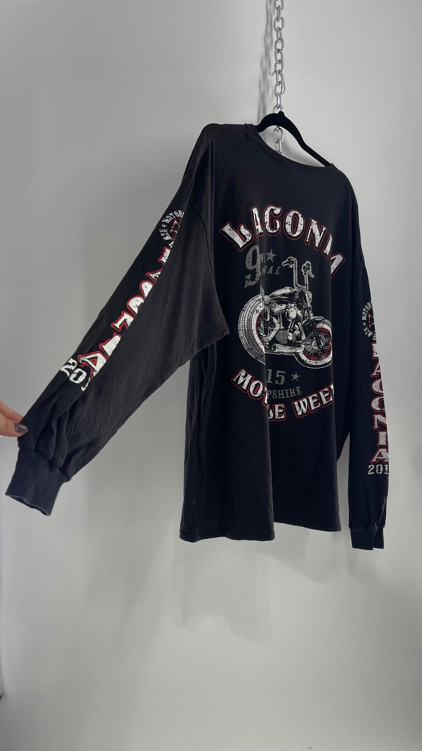 Laconia Motorcycle Graphic Men’s Long Sleeve (3XL)