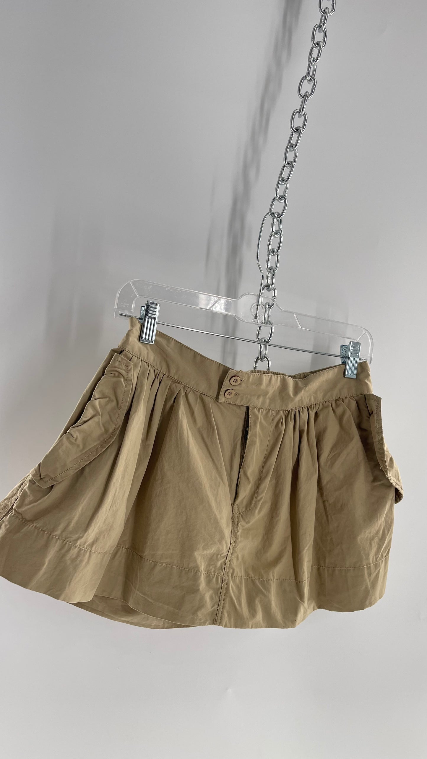 BDG Khaki Ultra Micro Mini Skirt with Tags Attached (Small)