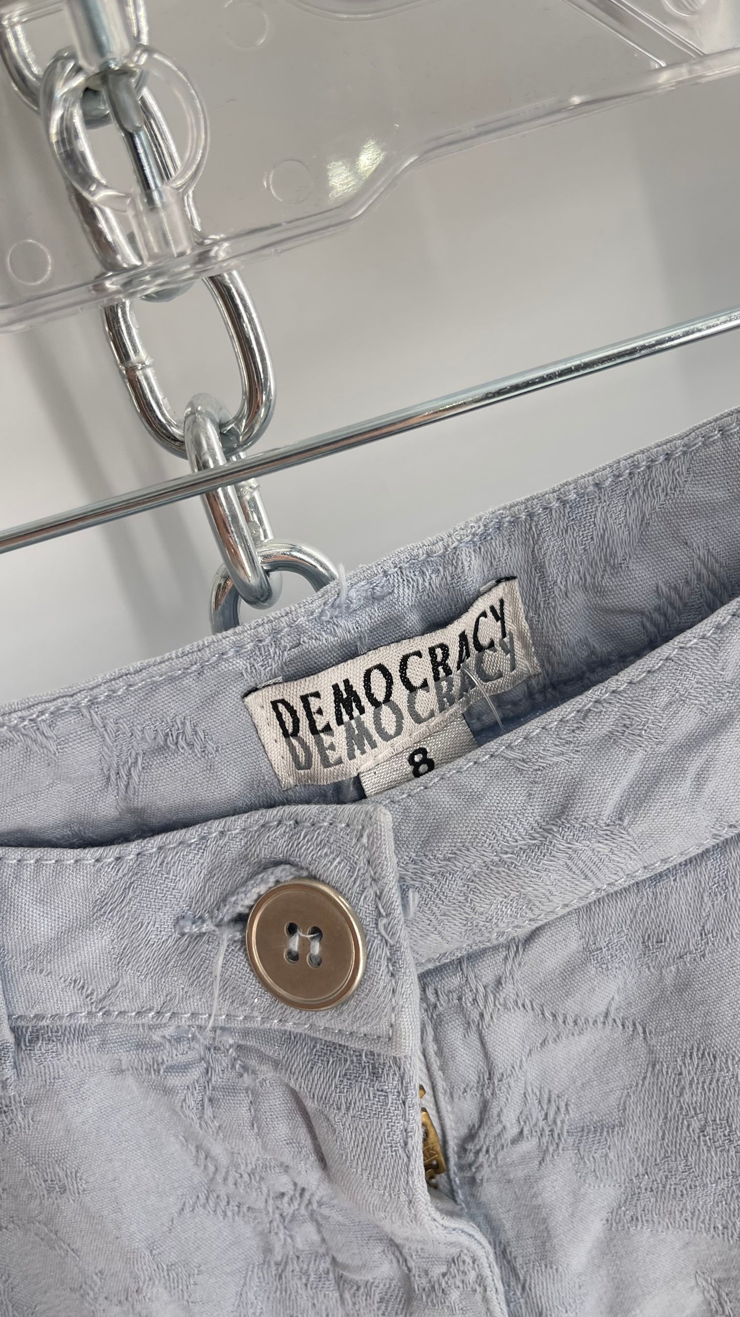 Vintage DEMOCRACY Embroidered, Textured Kickflares (8 Petite)