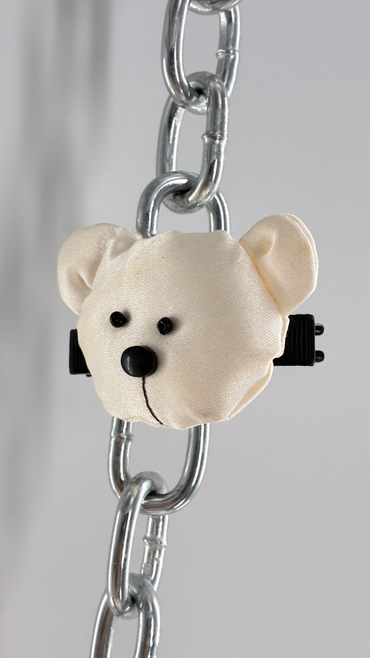 Vintage Stuffed Teddy Bear Head Hair Beret