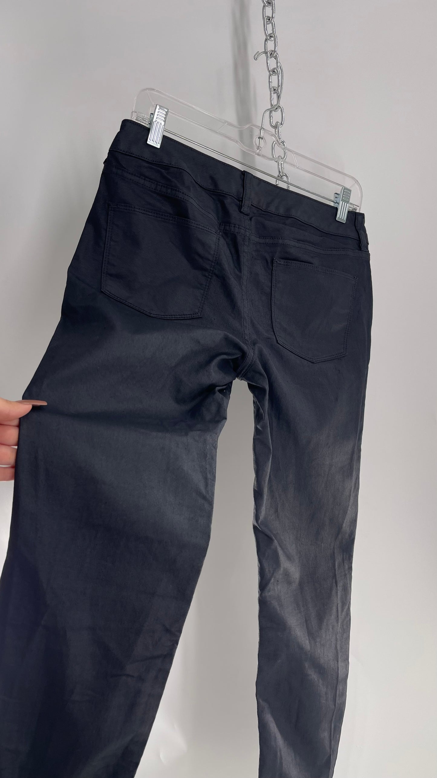 The Limited Blue/Black Metallic Jeans (6)