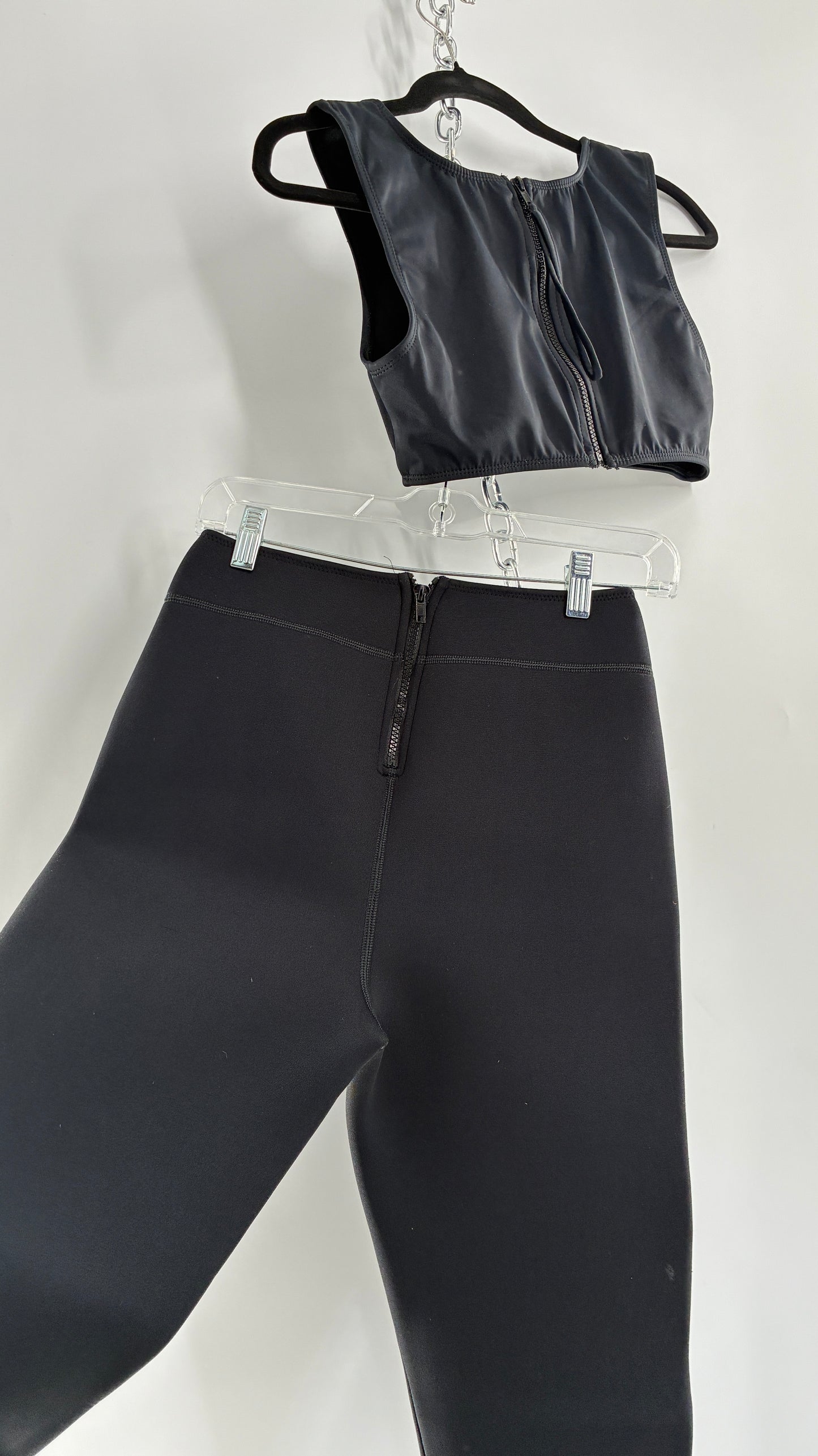 Vintage BEEN TRILL Wet Suit Set, Sports Bra and Neoprene Pants (S Top, M Bottoms)