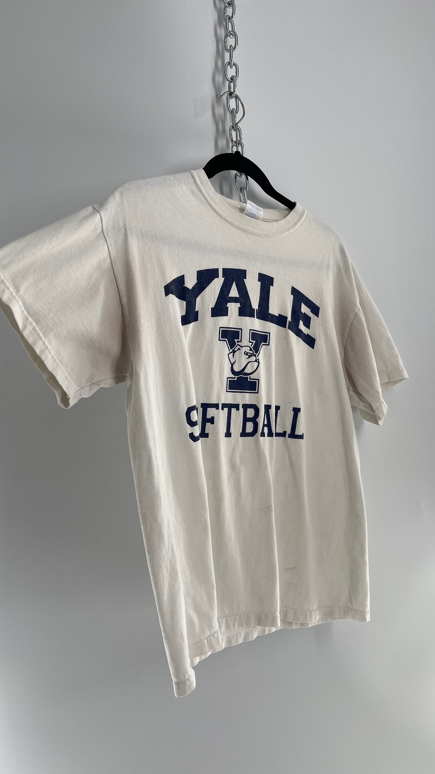 Vintage YALE Softball T Shirt (Medium)