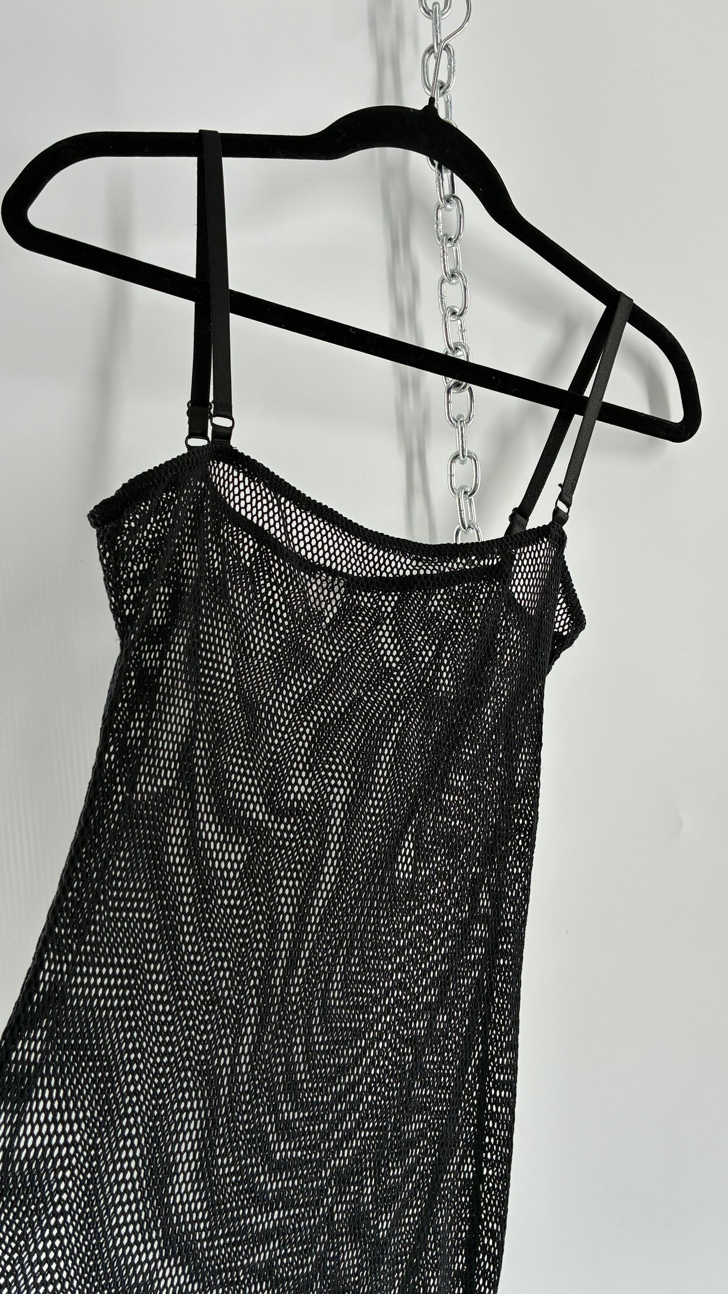 Urban Outfitters Out from Under Black Stretchy Mesh Mini (Small)