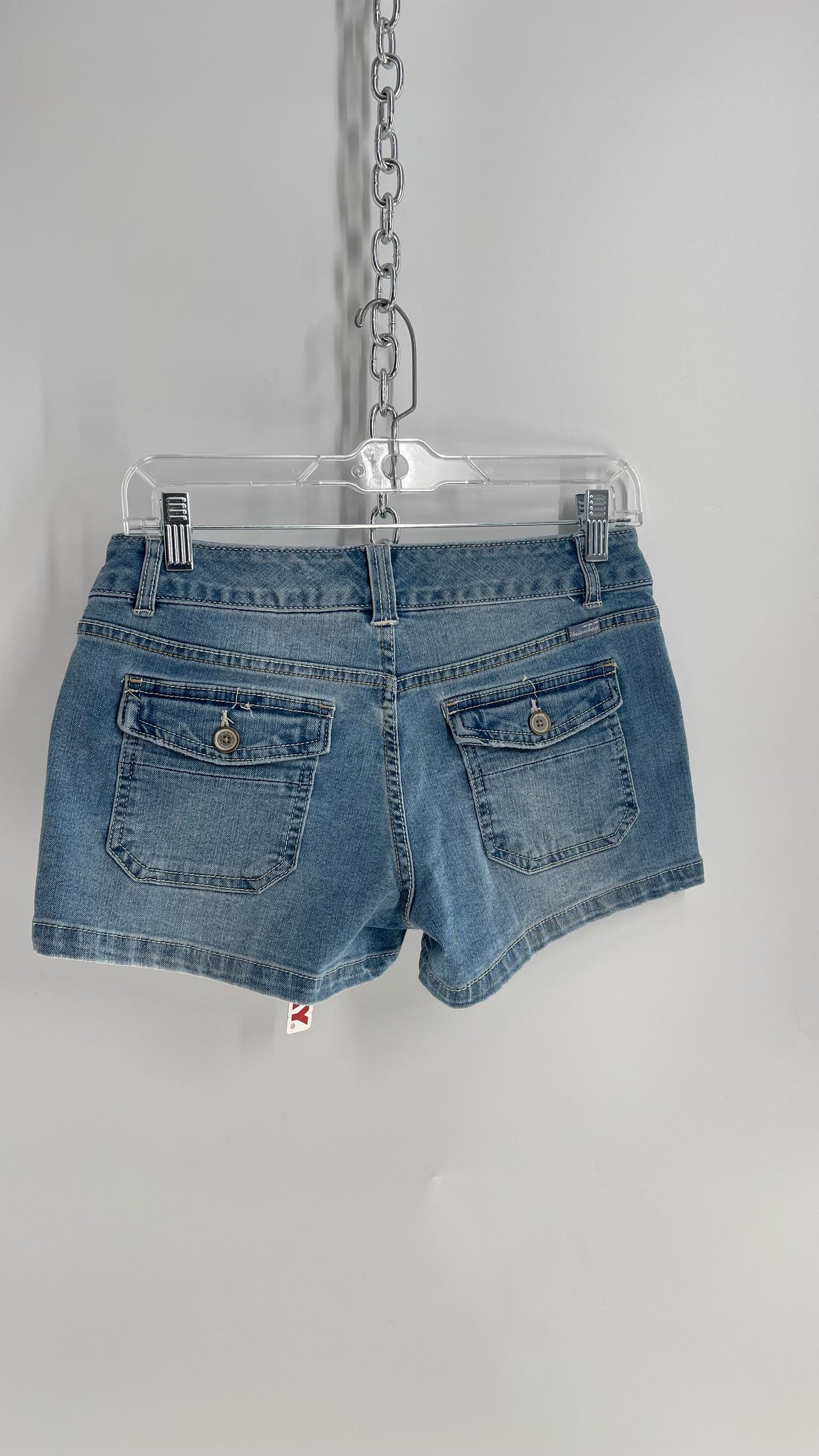 Deadstock Vintage Union Bay Light Wash Micro Shorts (3)