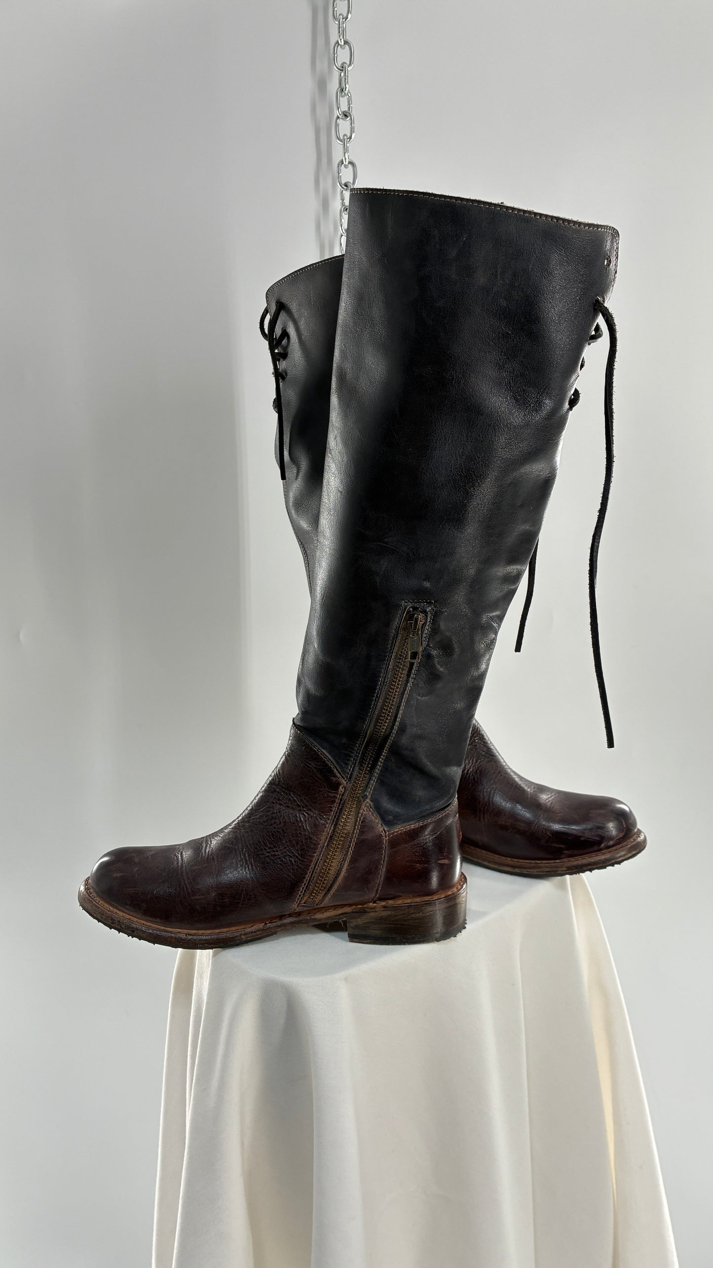 Vintage BEDSTÜ Manchester Two Toned Tall Riding Boots (7)