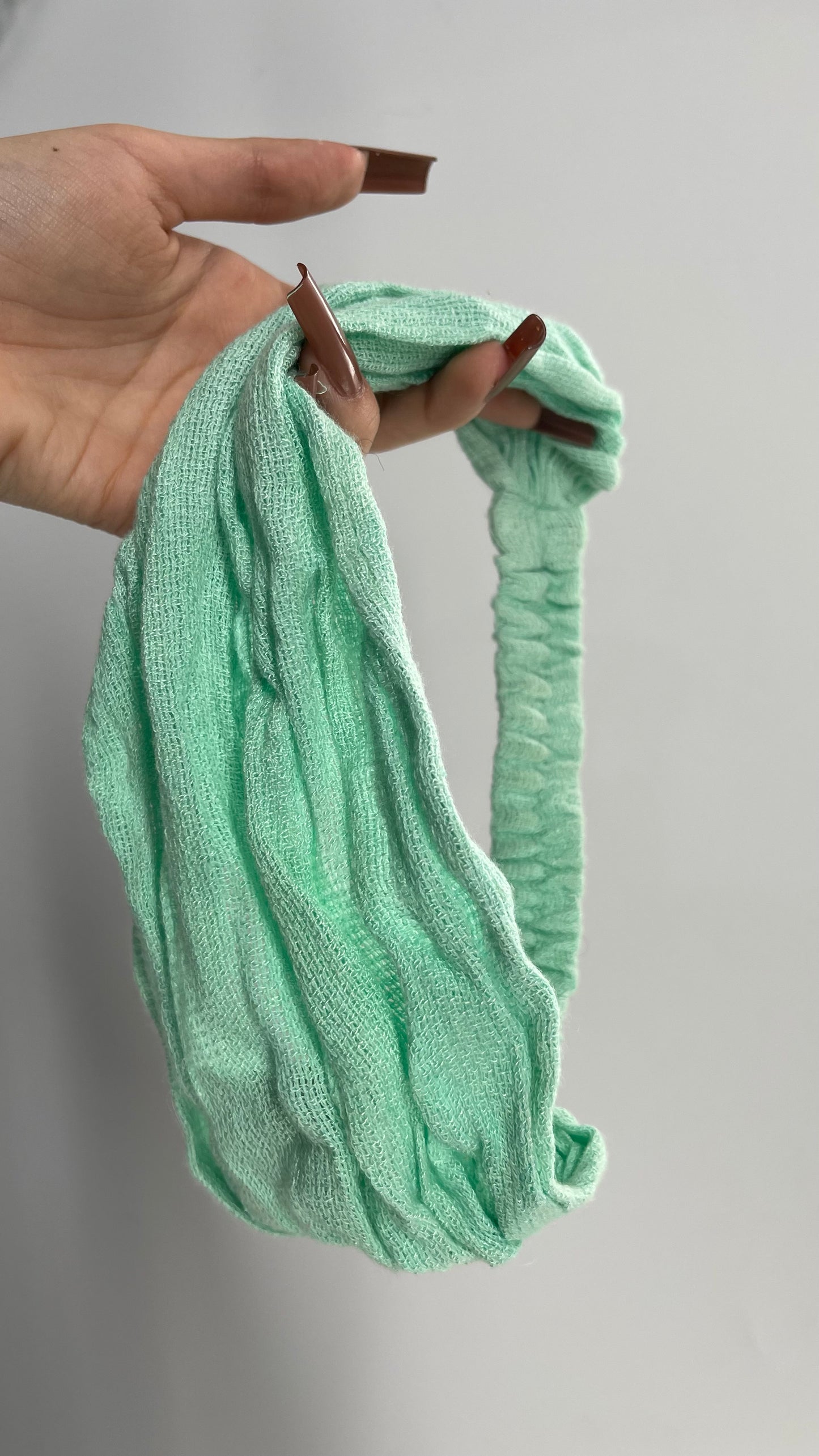 Urban Outfitters Seafoam Green Woven Headband