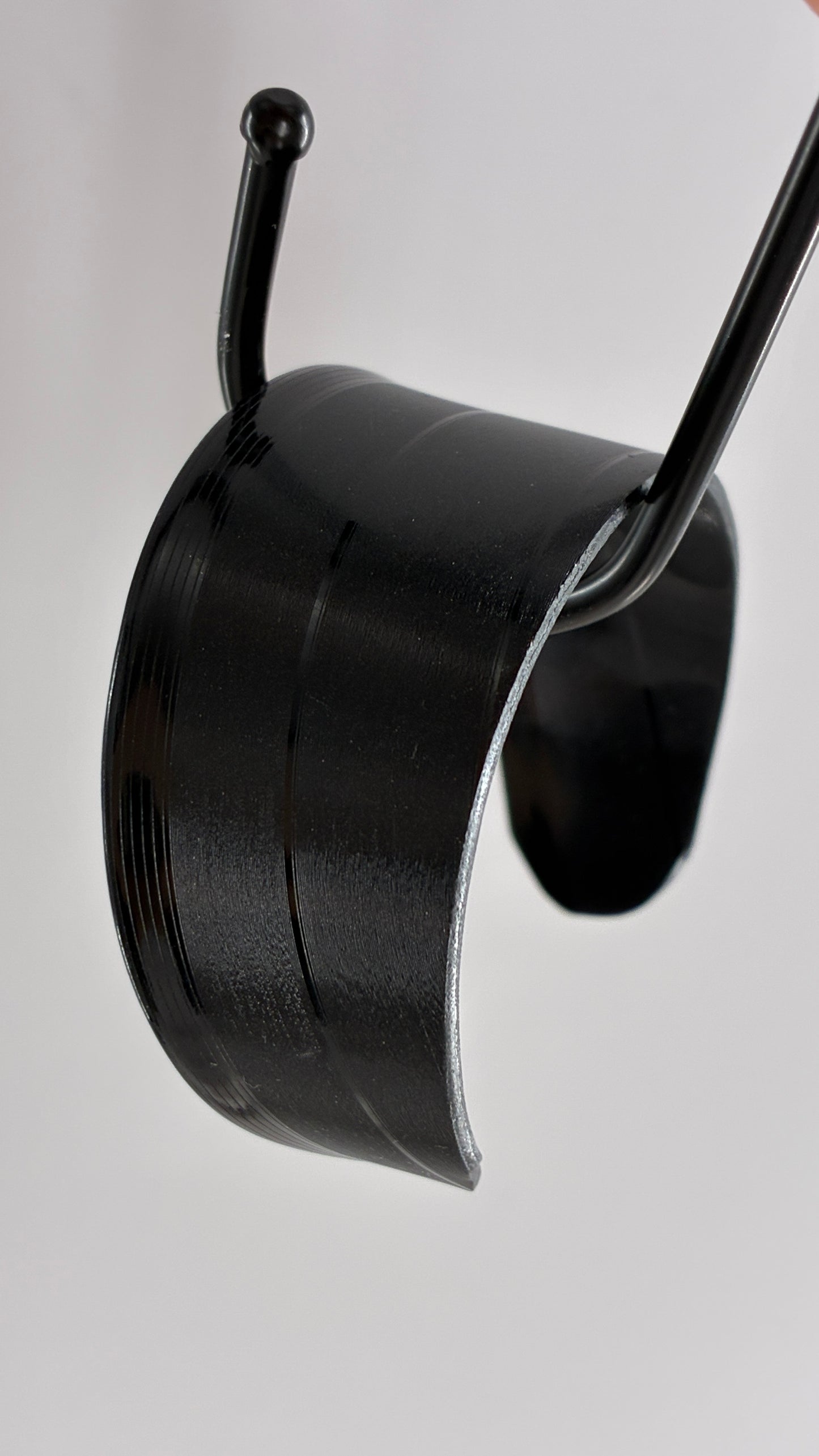 Vintage Bangle Made Out of a Vinyl Record
