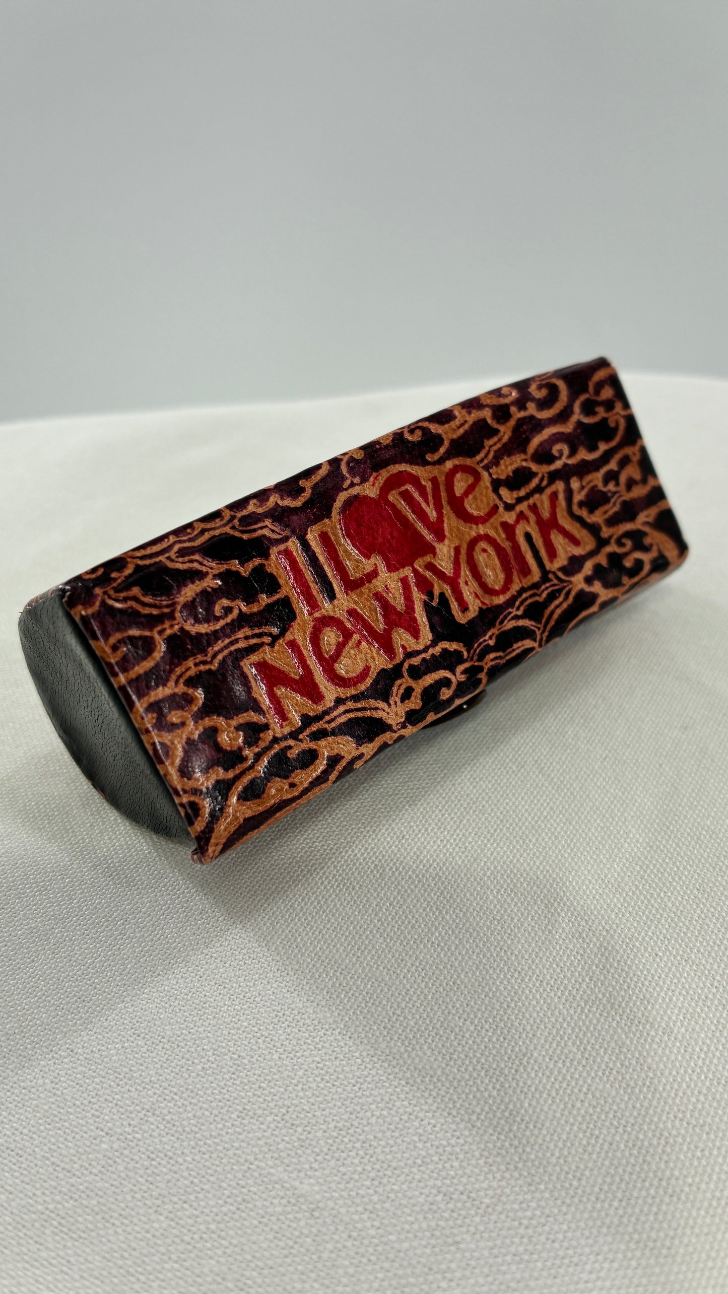 Vintage 1980s I ♥️ NEW YORK Leather Lipstick Case