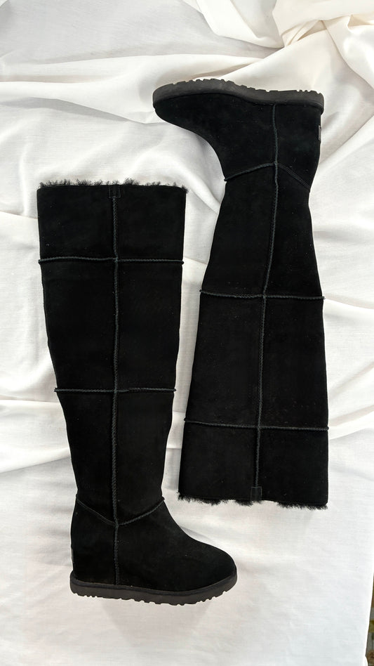 Deadstock RARE UGG Classic Ultra Ultra Tall Over the Knee Wedge Boots (5/36)