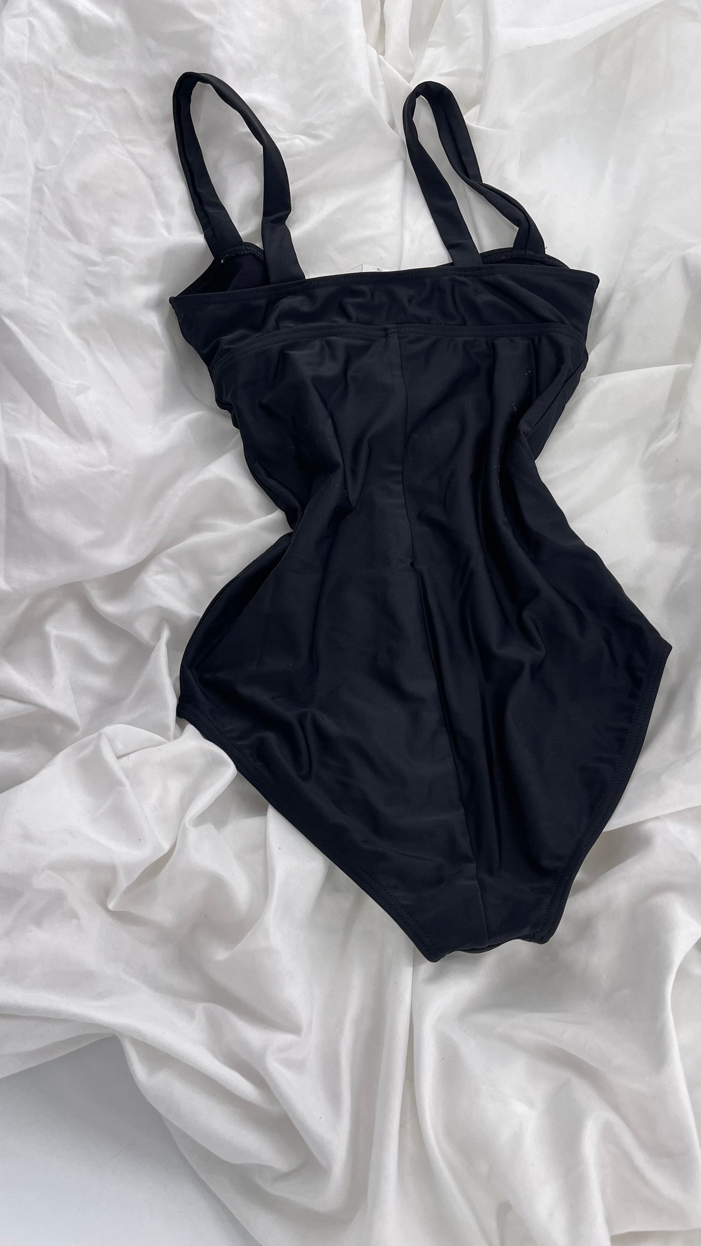 Yes Master x Free People Black Bow Bust Swimsuit (Small)