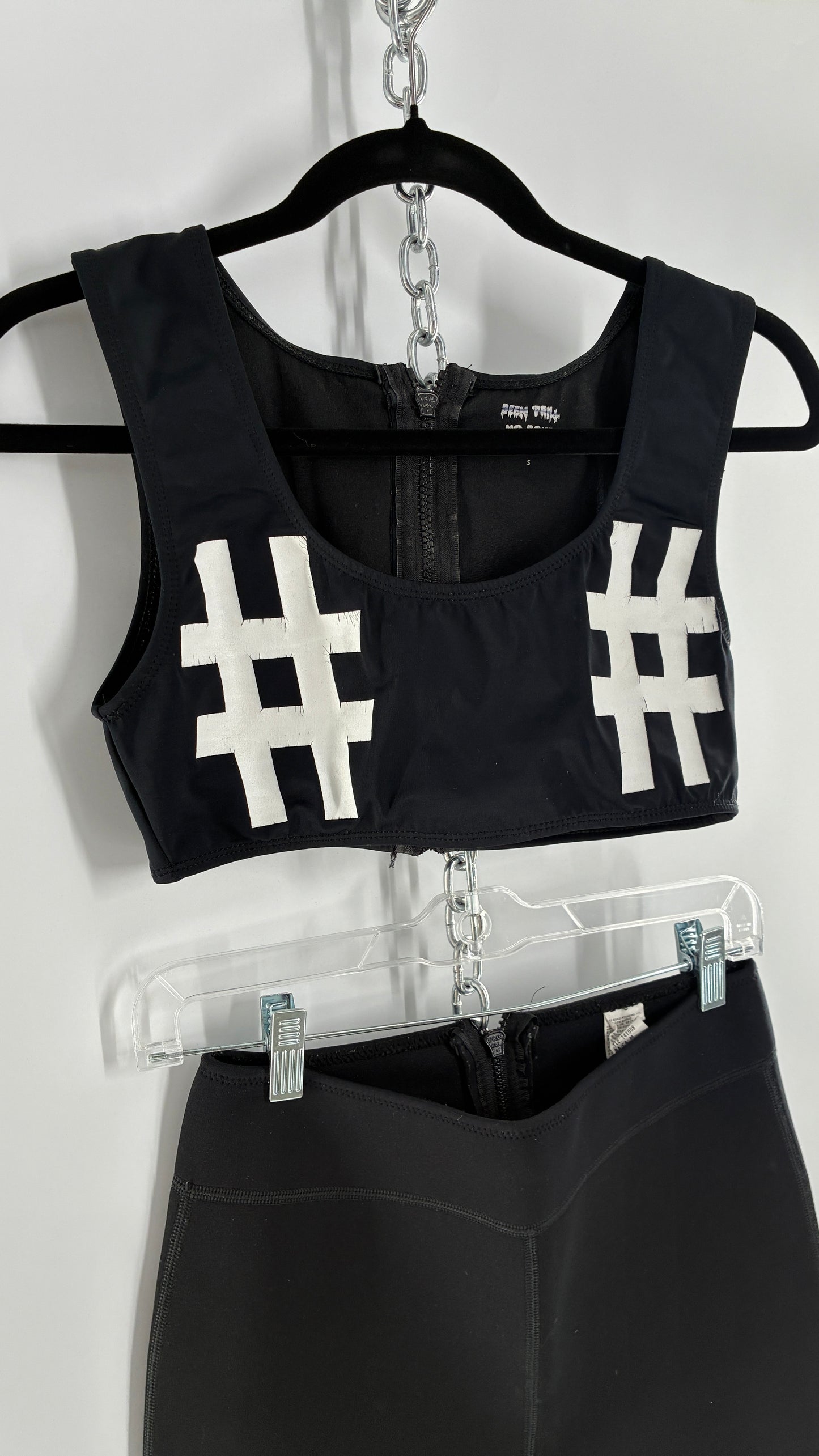 Vintage BEEN TRILL Wet Suit Set, Sports Bra and Neoprene Pants (S Top, M Bottoms)