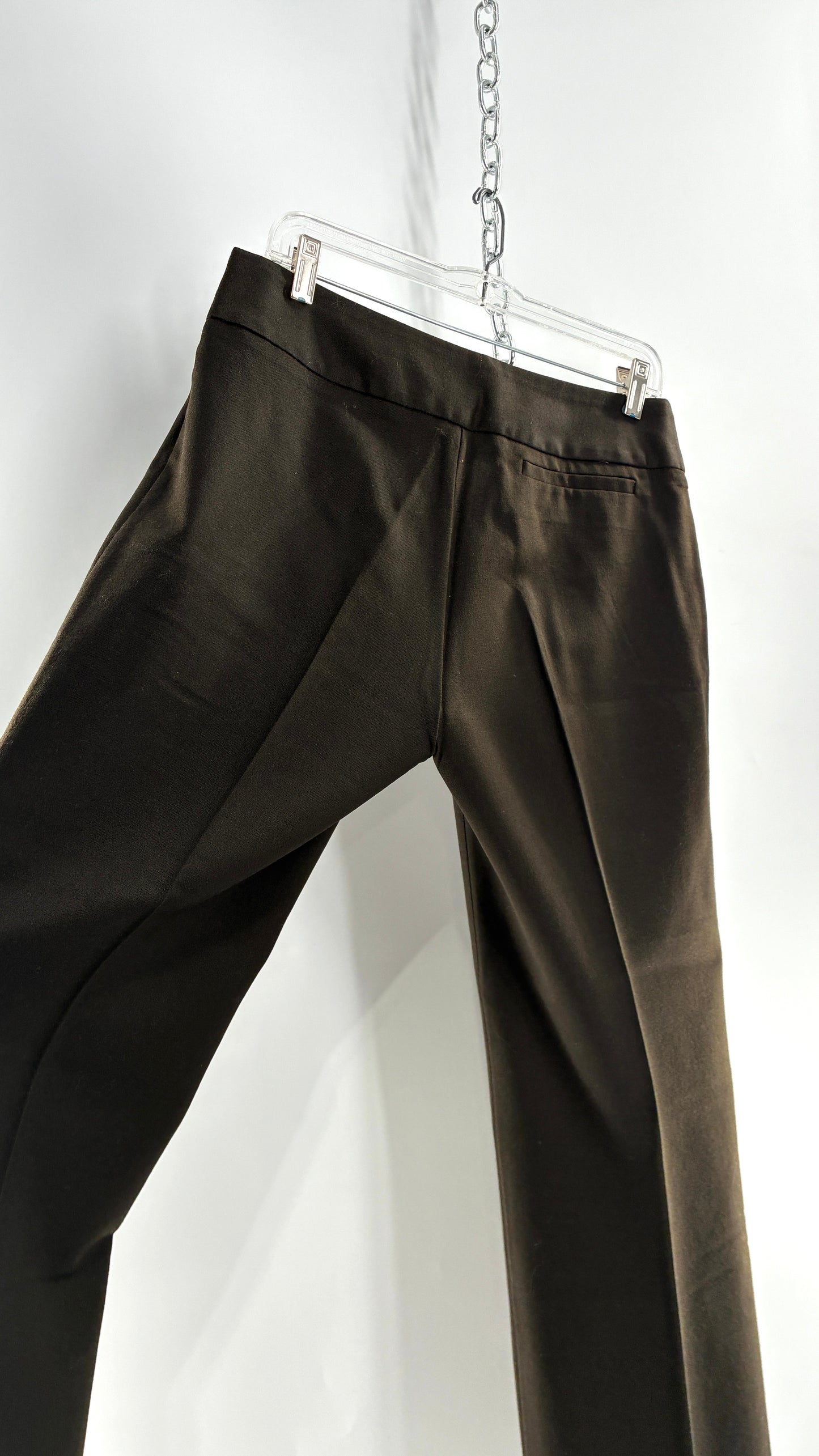 Vintage United Colors of Benneton 98% Pure Virgin Wool Brown Trousers Made in Portugal  (44)