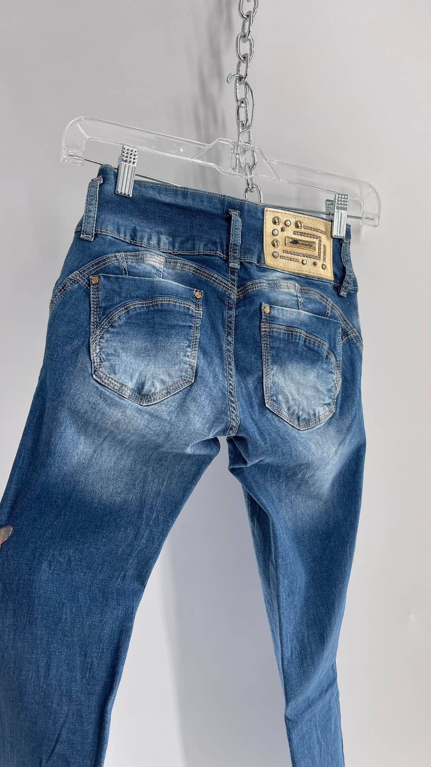 Sawary Brazilian Gold Plaque Jeans (36)