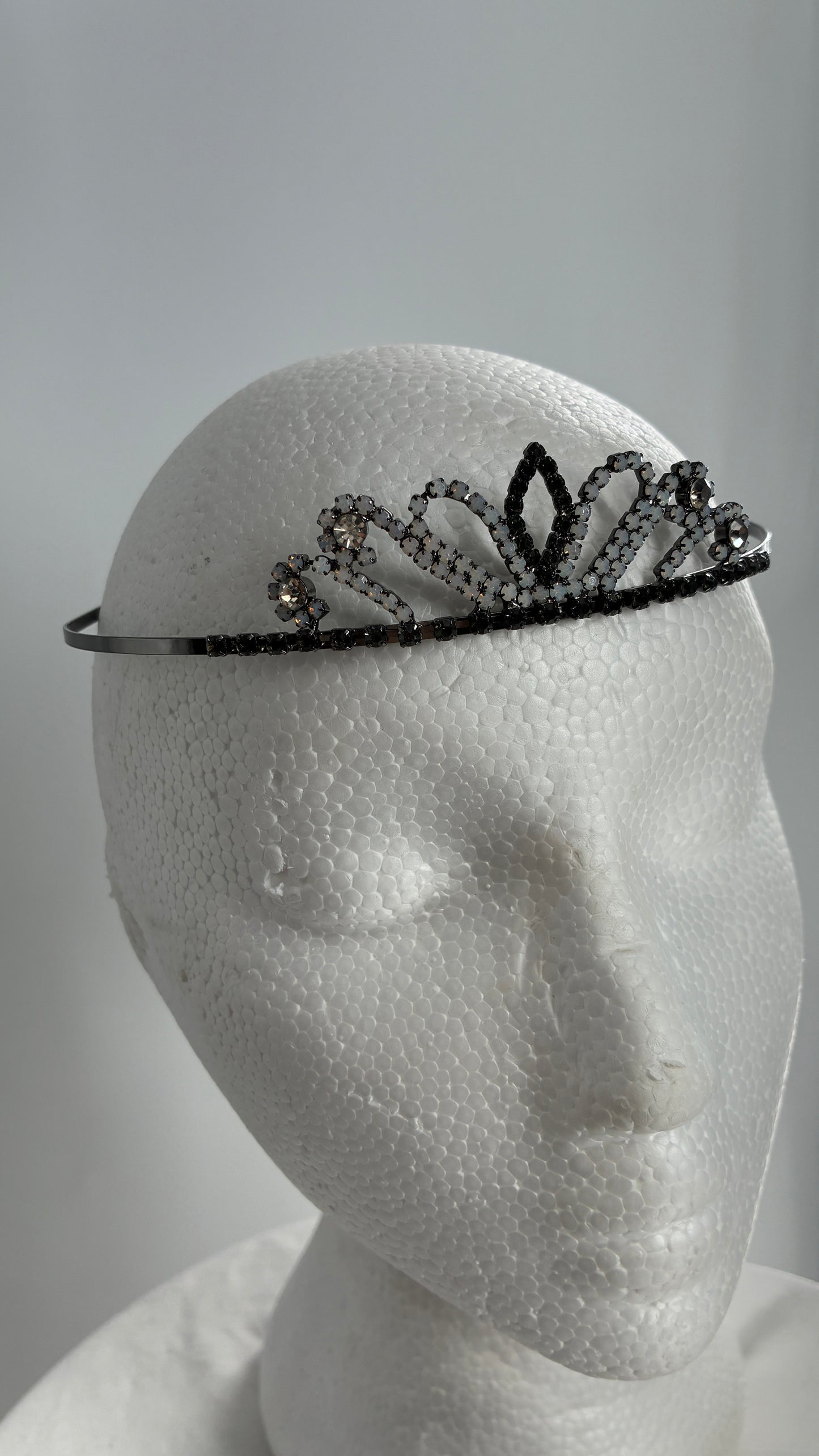 Free People Metal Rhinestone Tiara Headband