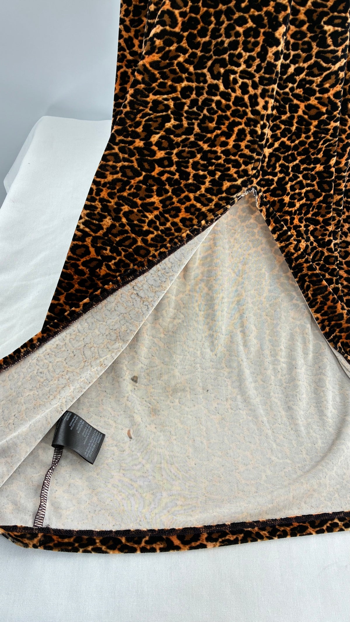 Vintage ECOTE Velour Cheetah Print Dress (XS)