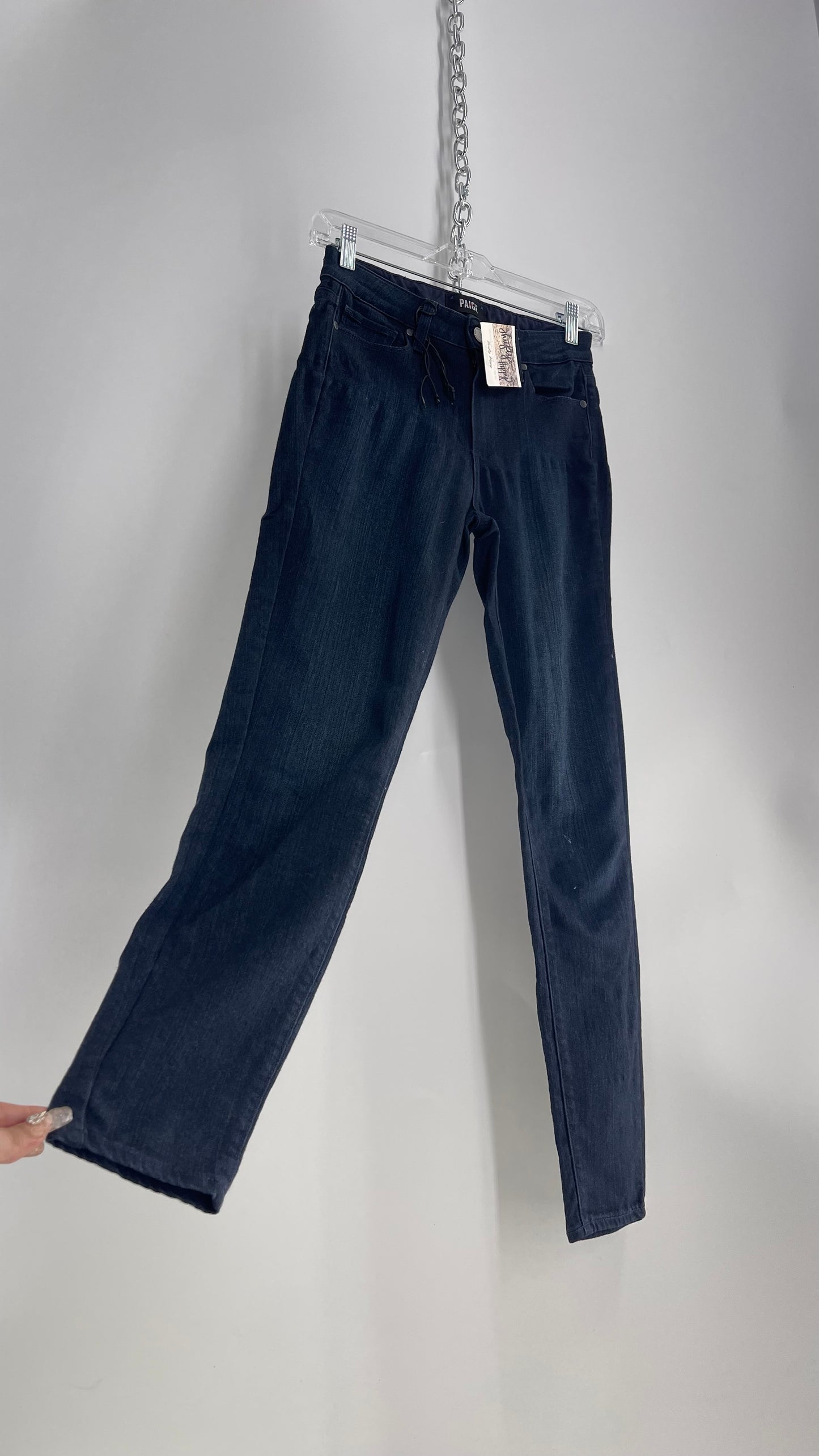 Paige Anthropologie Dark Wash Skinny (25)