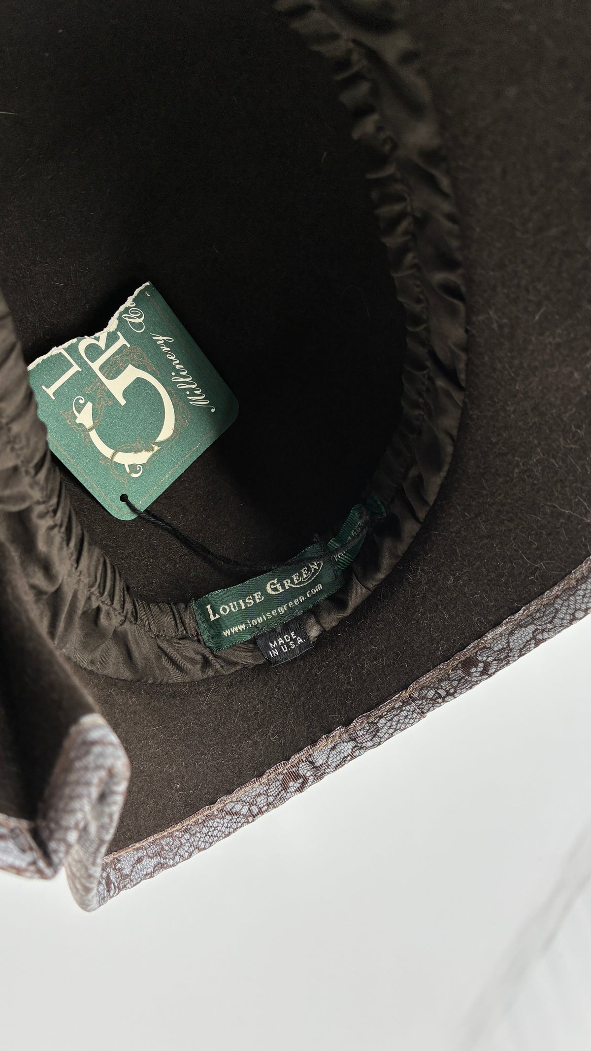 Deadstock Vintage LOUISE GREEN Millinery Hat