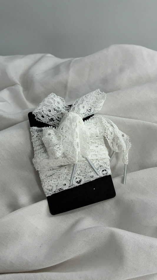 White Lace Laces for Sneakers, Combat Boots