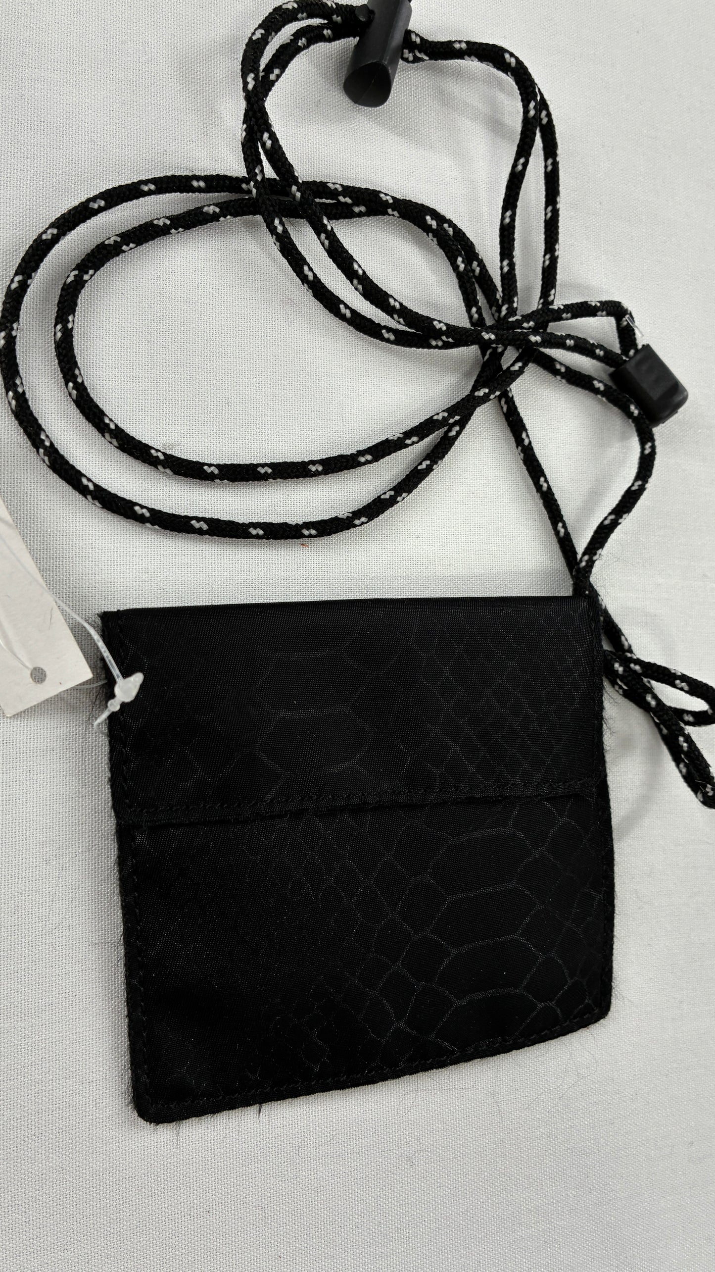Urban Outfitters Black Concert Carry On, Wallet/Money Necklace Strap