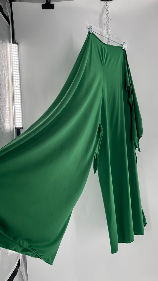 Handmade 9 in 1 Kelly Green Lycra Jumpsuit (One Size) •AS SEEN ON TIKTOK•