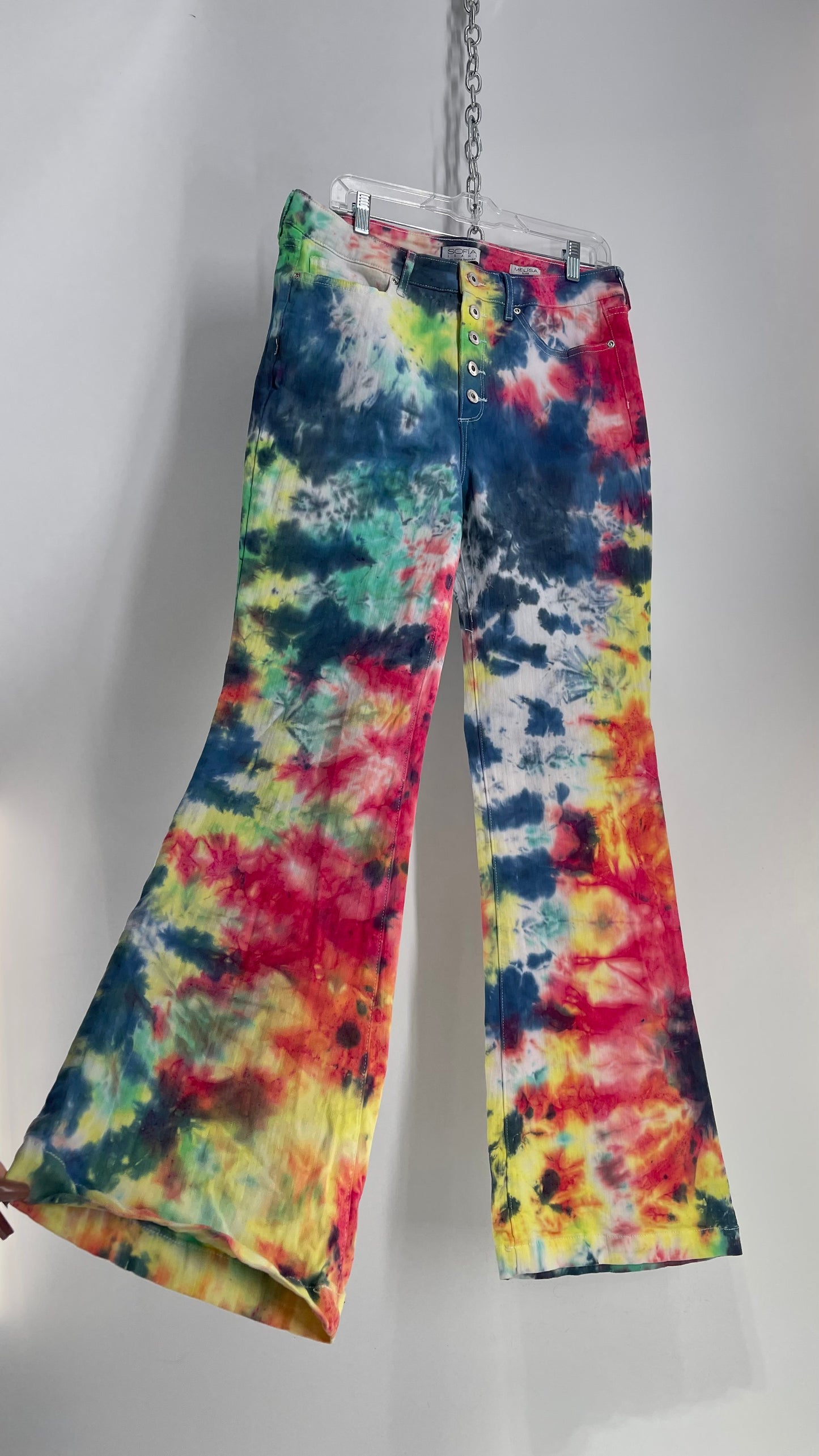 Melisa Tie Dye Flare Denim (14)