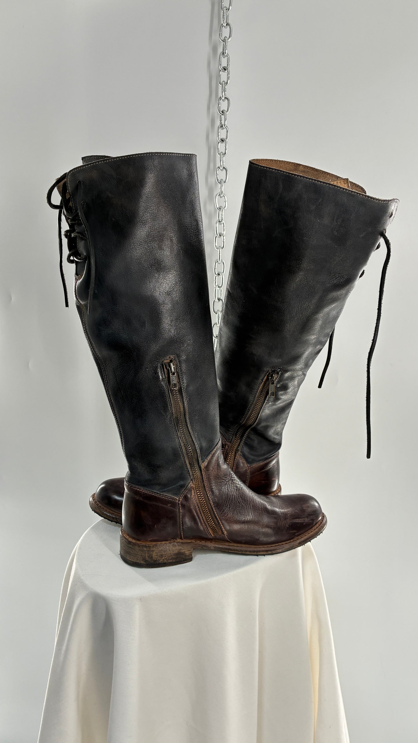 Vintage BEDSTÜ Manchester Two Toned Tall Riding Boots (7)
