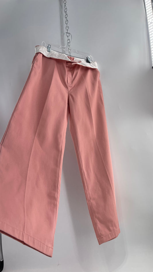 Pink Dickies Wide Leg Pants (12R)