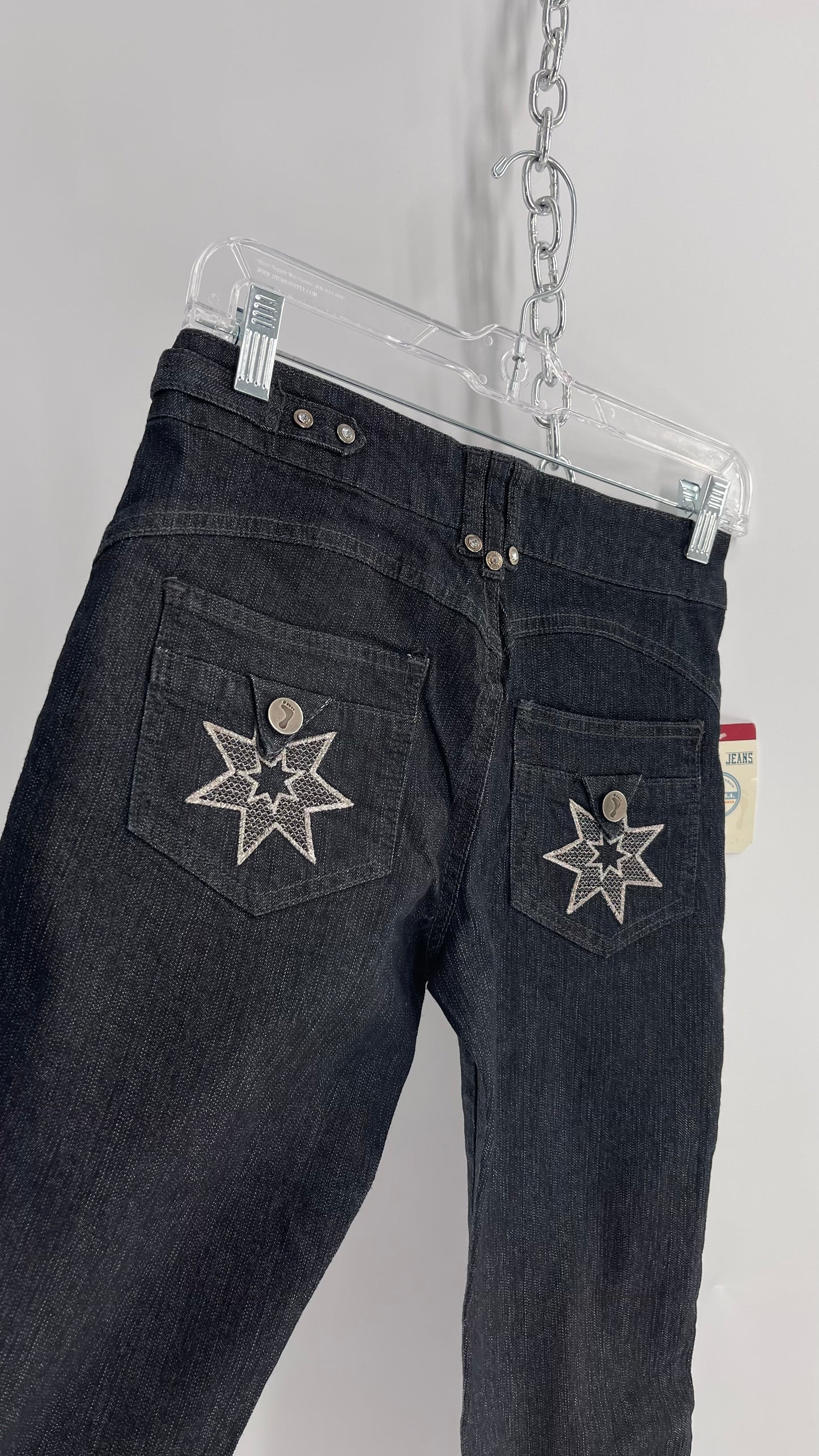 Deadstock Vintage STREET JEANS with Embroidered Pockets and Tags Attached (3)