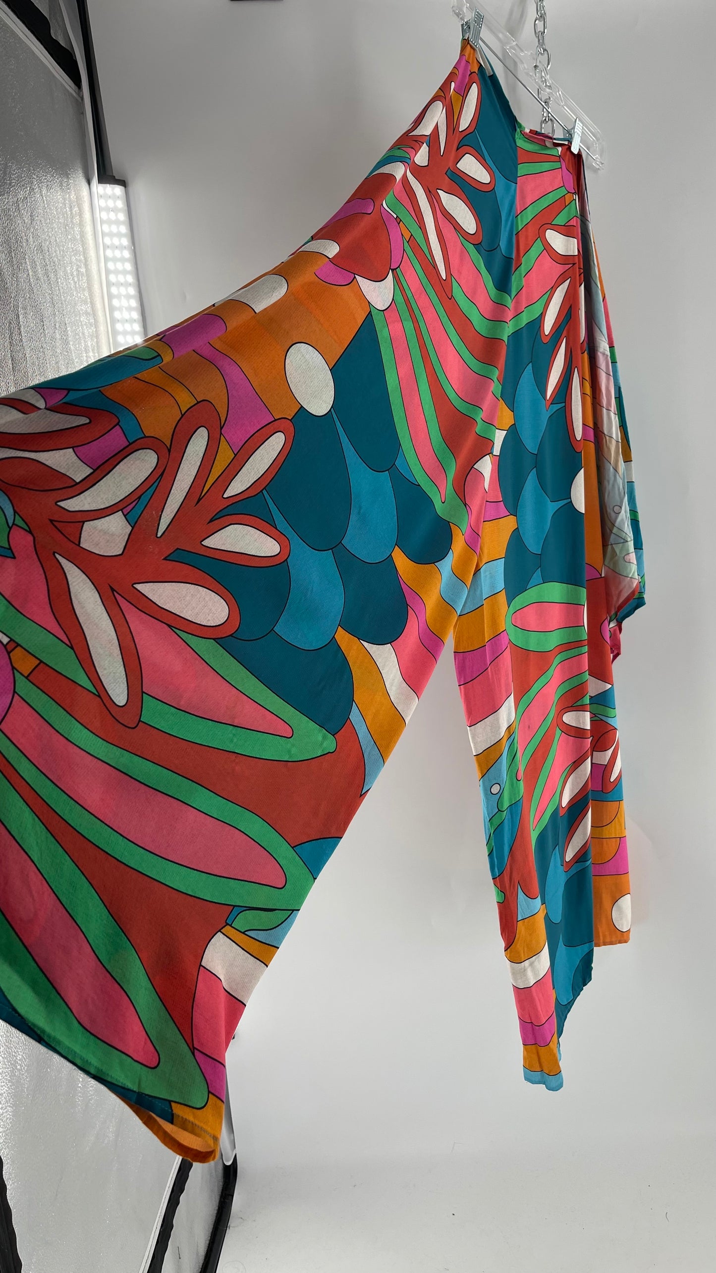 Handmade 9 in 1 RIO IPANEMA Colorful Abstract Jumpsuit (One Size) •AS SEEN ON TIKTOK•