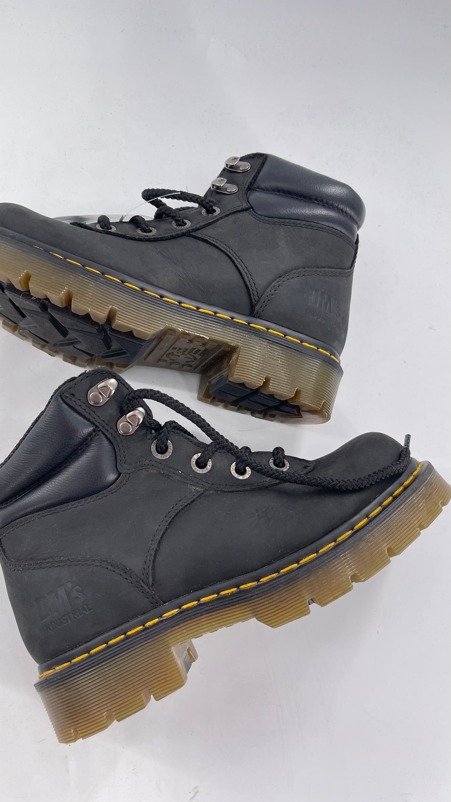 Doc Martens Industrial Black Combat Boots (6)