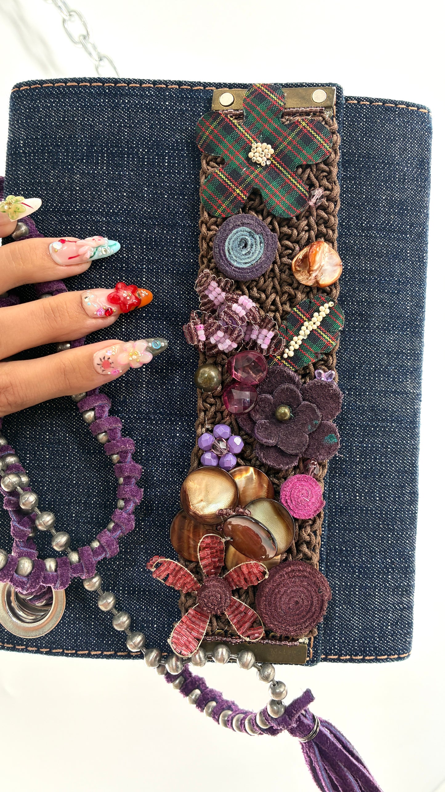 Rare 2000s ZIGI New York Embellished Archival Clutch Bag