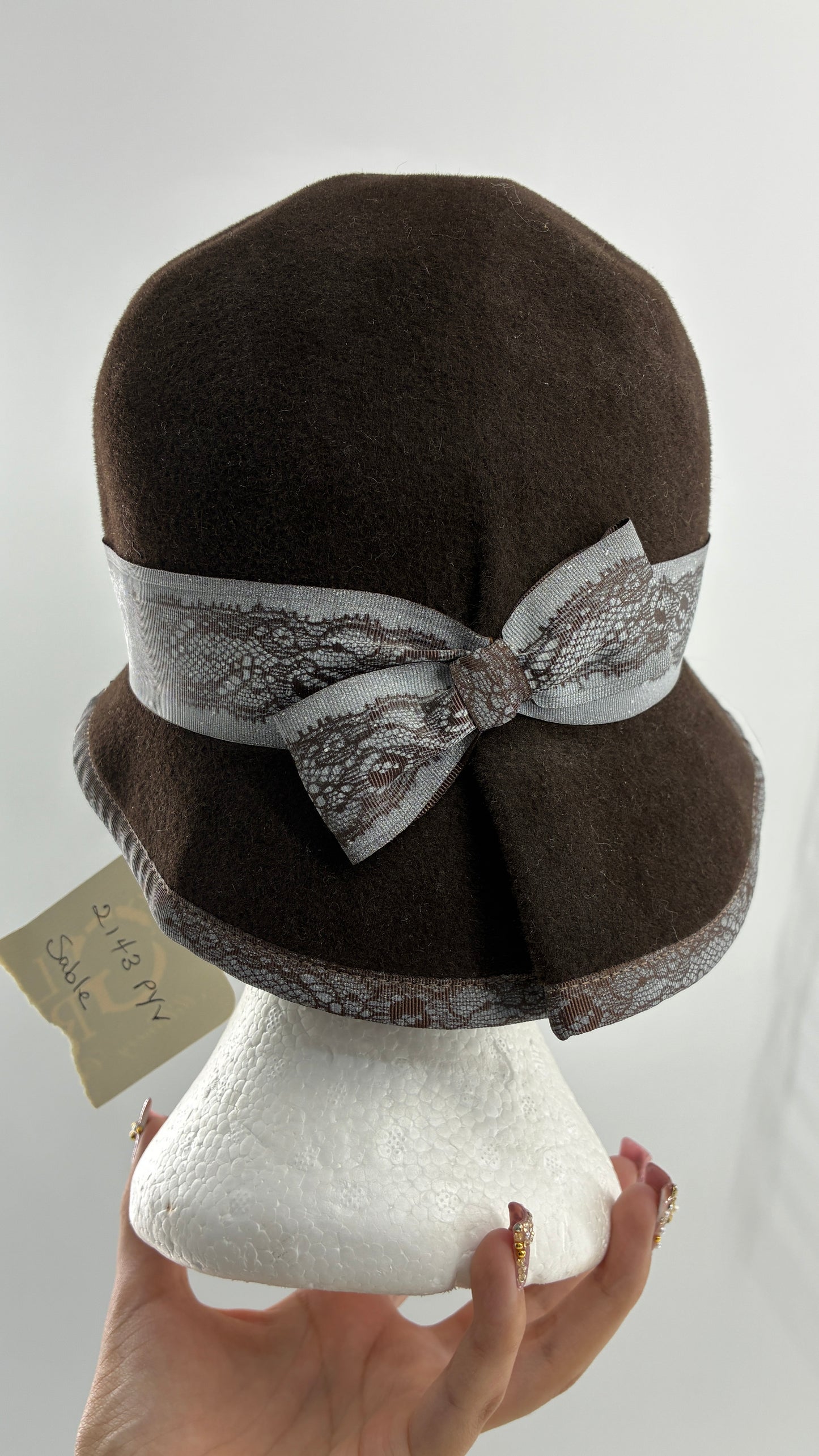 Deadstock Vintage LOUISE GREEN Millinery Hat