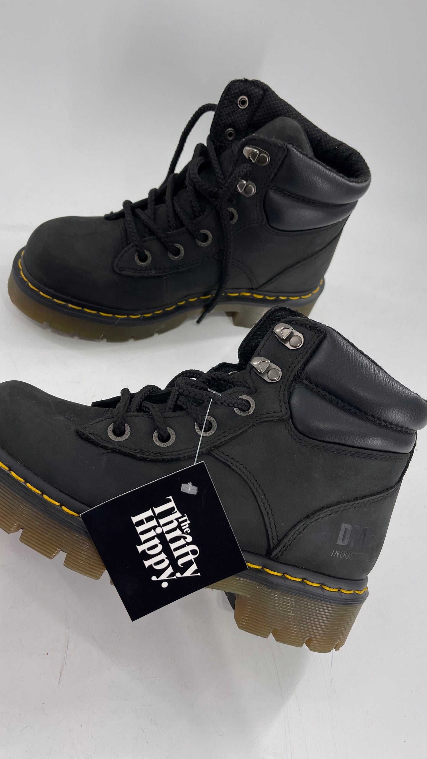 Doc Martens Industrial Black Combat Boots (6)